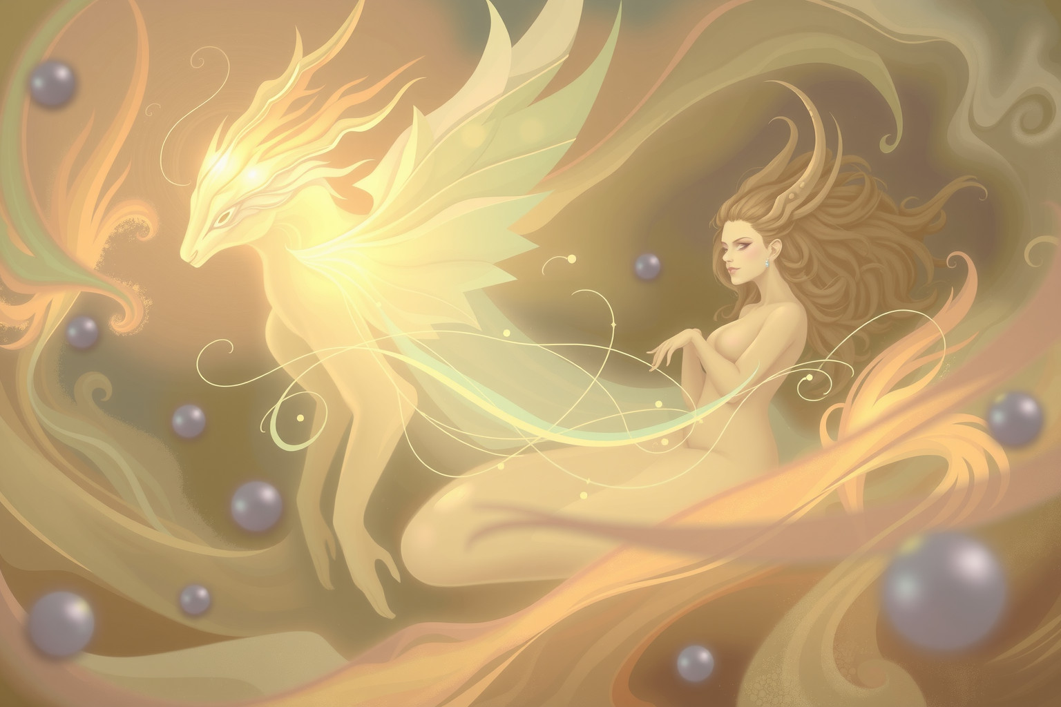 La mutazione in una creatura mitologica simboleggia trasformazione interiore profonda.