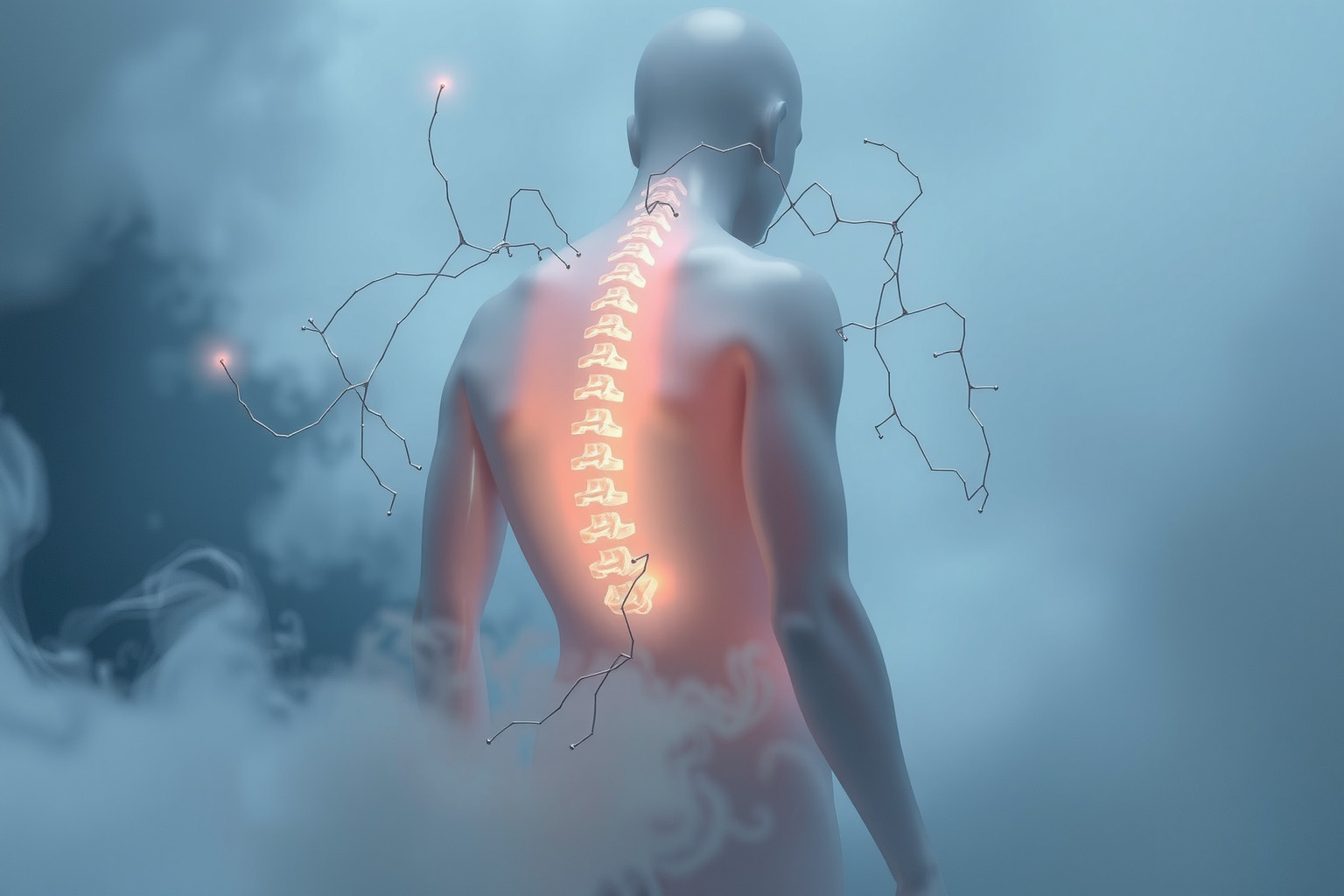 Sognare la schiena mutilata indica fragilità e assenza di sostegno.