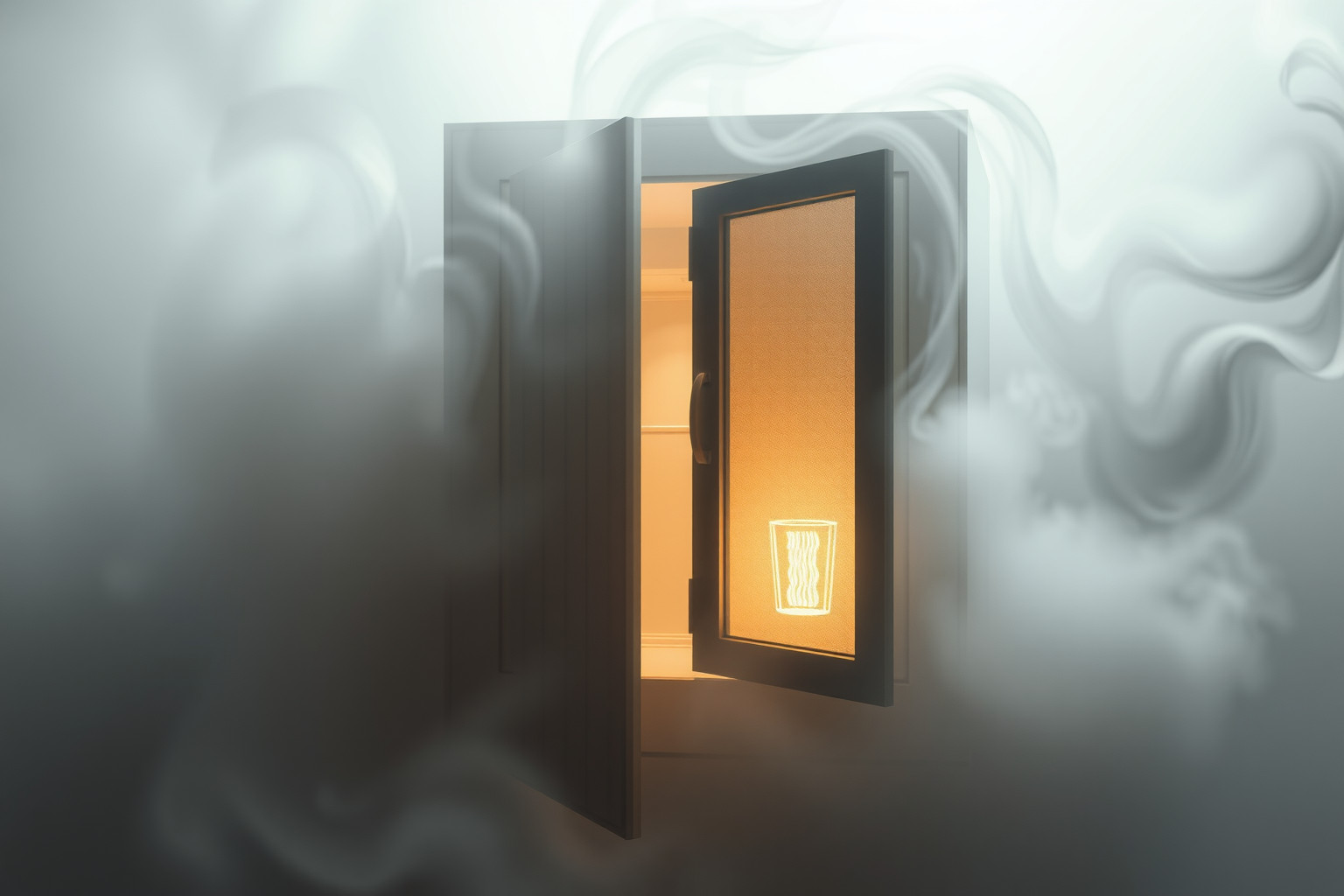 Nascondere nel pensile riflette segreti nascosti nella vita quotidiana.