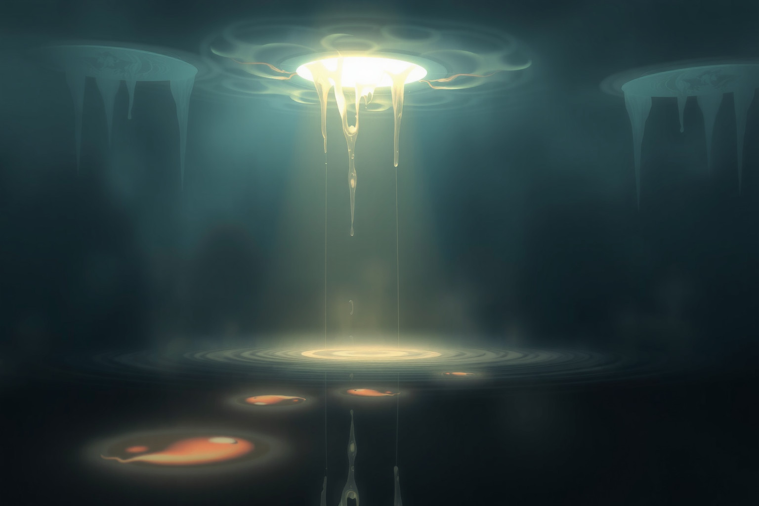 La perdita dal soffitto simboleggia emozioni represse che emergono improvvise.