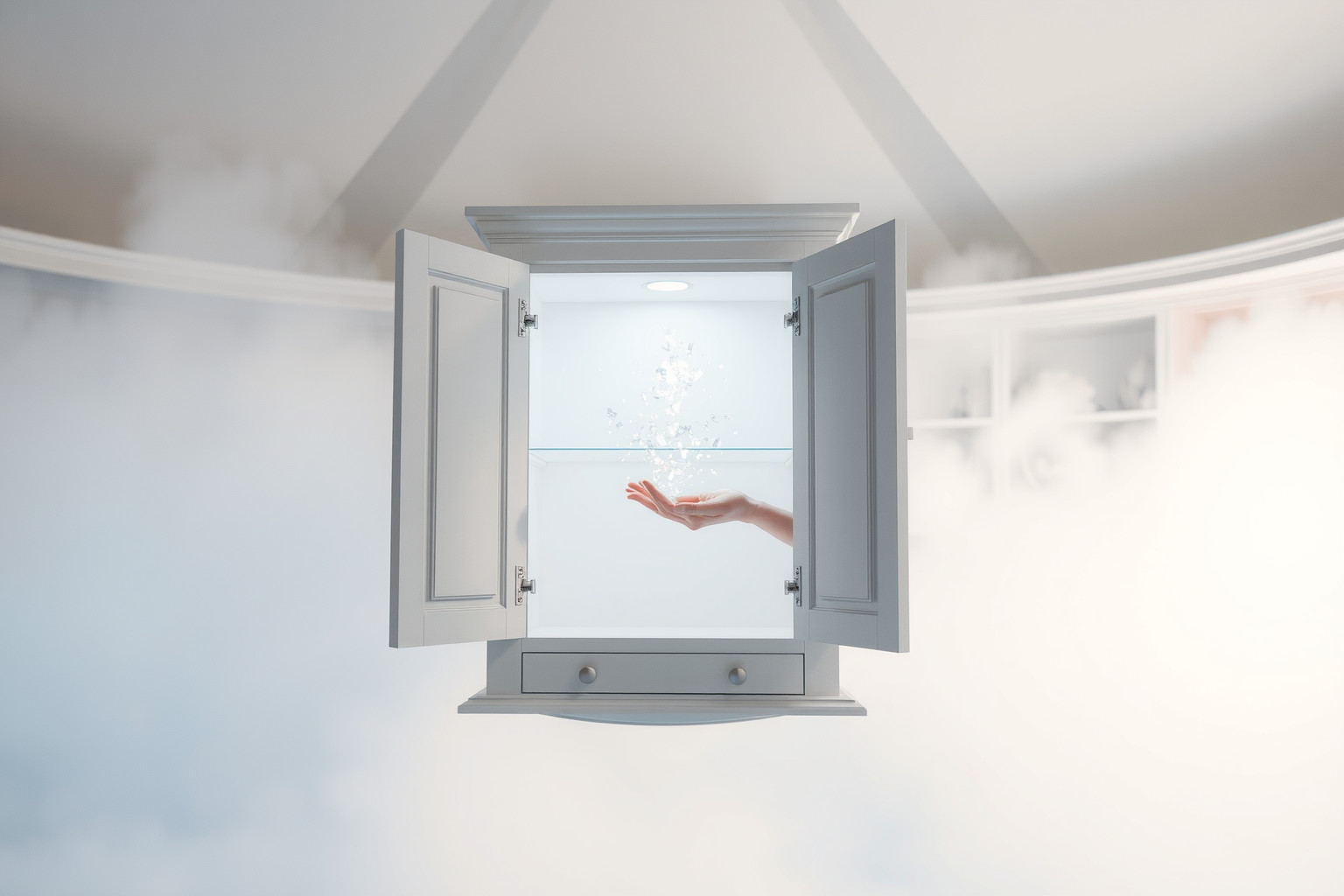 Pulire il pensile indica il bisogno di chiarezza mentale.