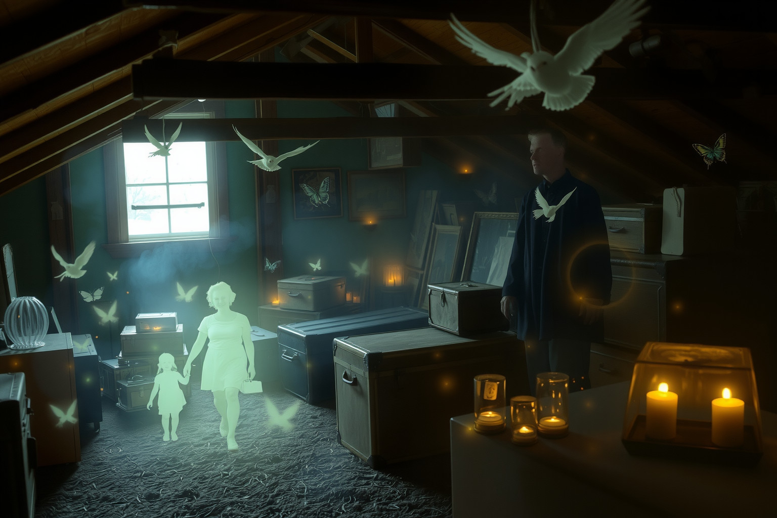 La ribaltina in soffitta svela segreti familiari nascosti.