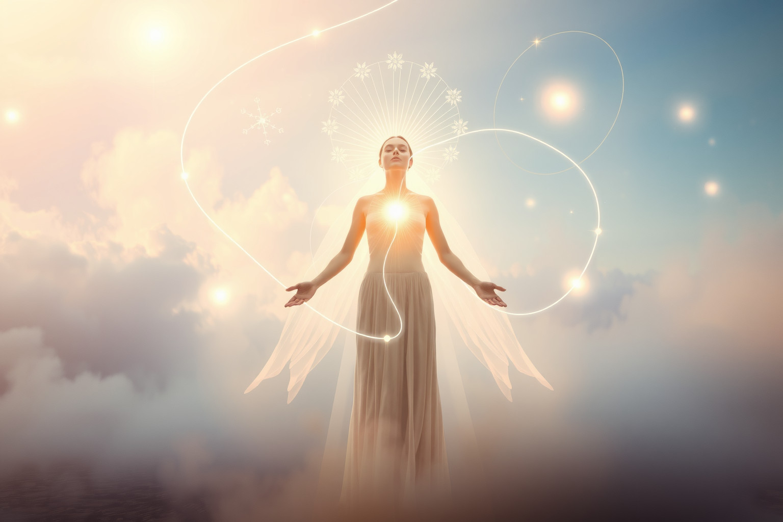 Ricevere poteri divini simboleggia risveglio di forze interiori nascoste.