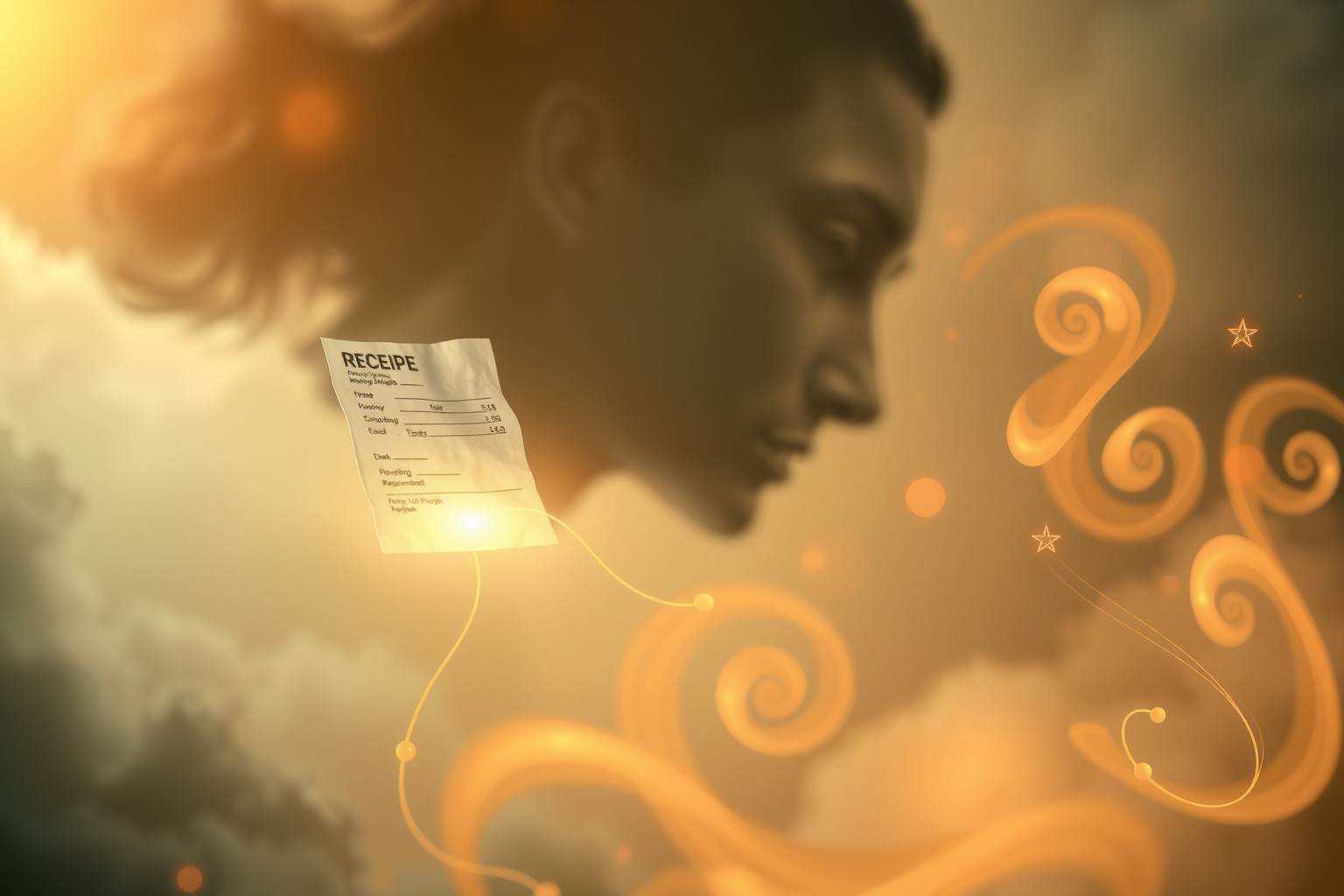 Ricevuta personalizzata simboleggia consapevolezza e responsabilità nelle scelte.