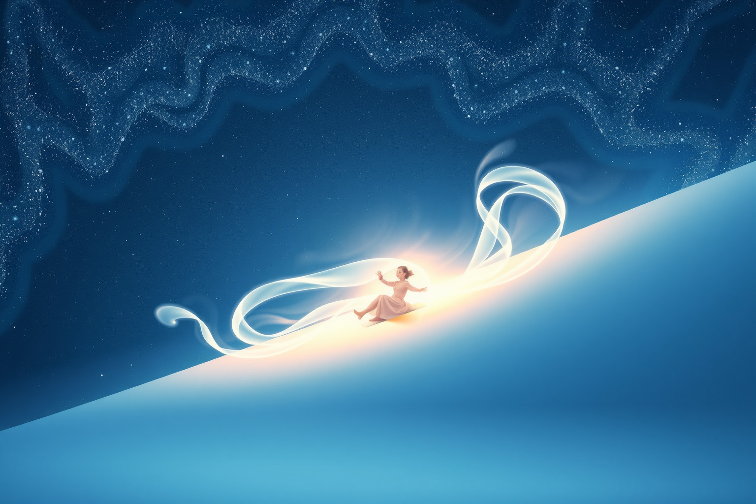 Slittare simboleggia libertà, gioia e abbandono alle emozioni.