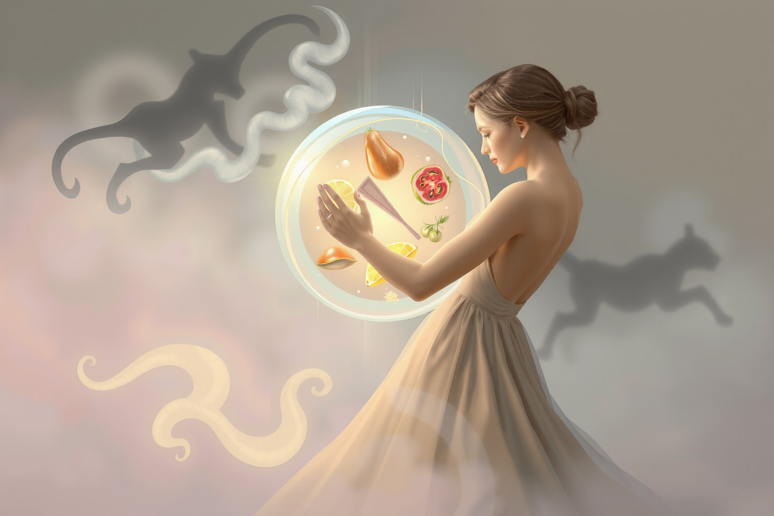 Sognare avversione verso il cibo riflette paure interiori nascoste.