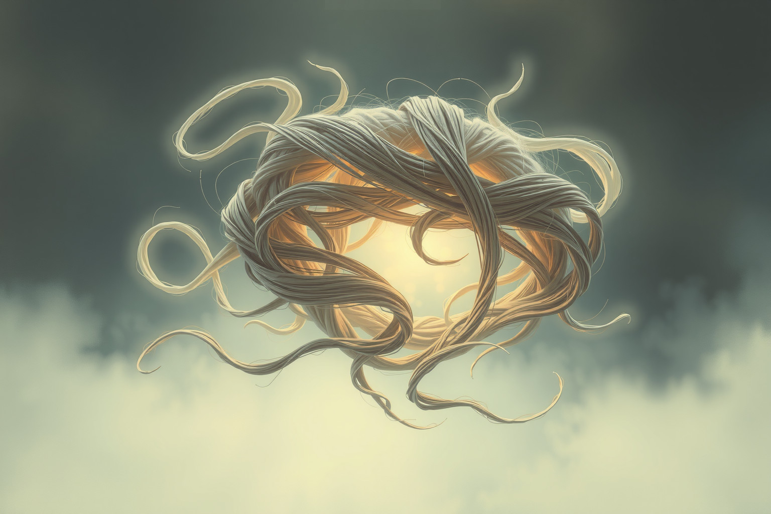 Sognare capelli annodati indica conflitti interiori e comunicazione bloccata.