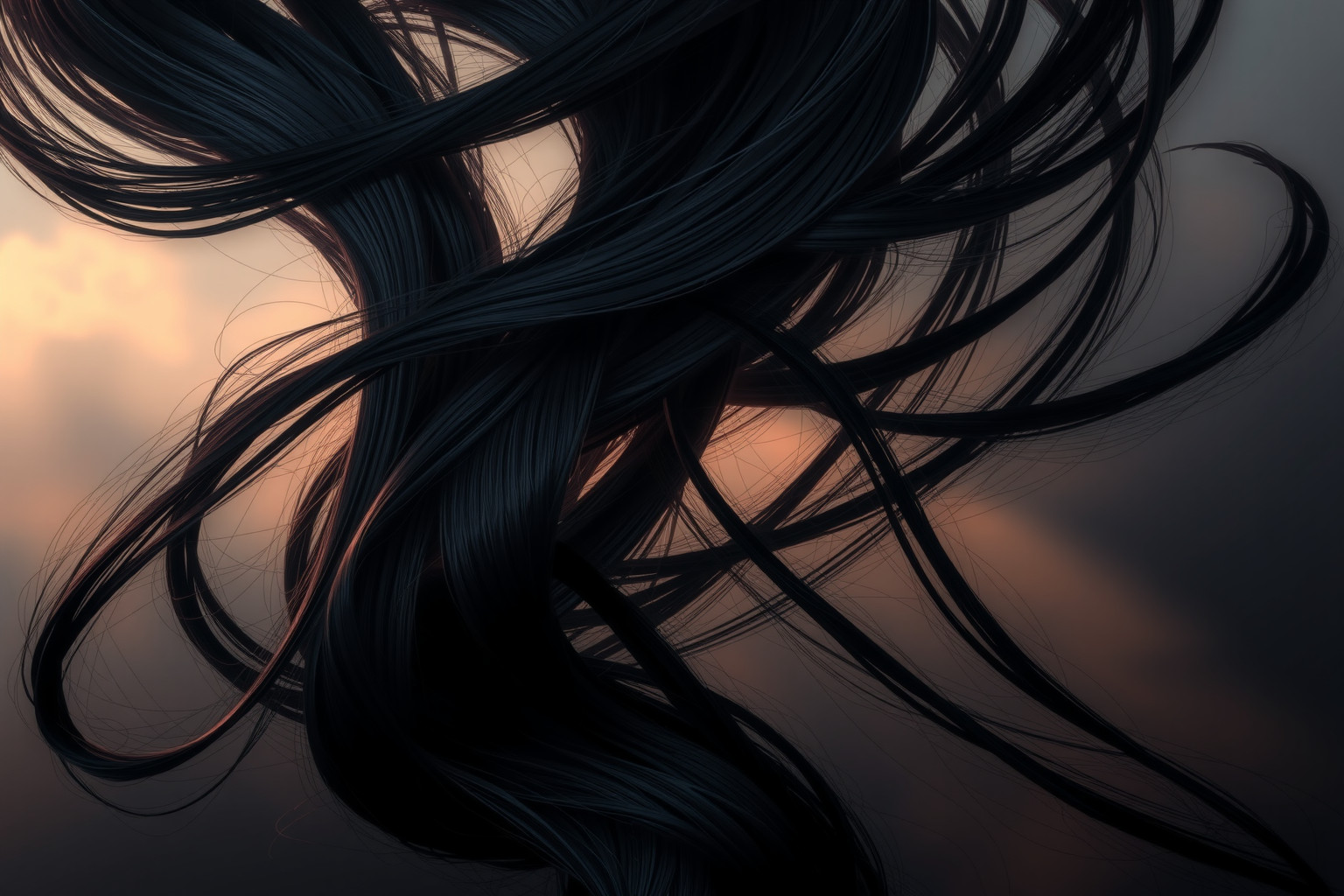 Sognare capelli neri simboleggia mistero, forza e seduzione intensa.