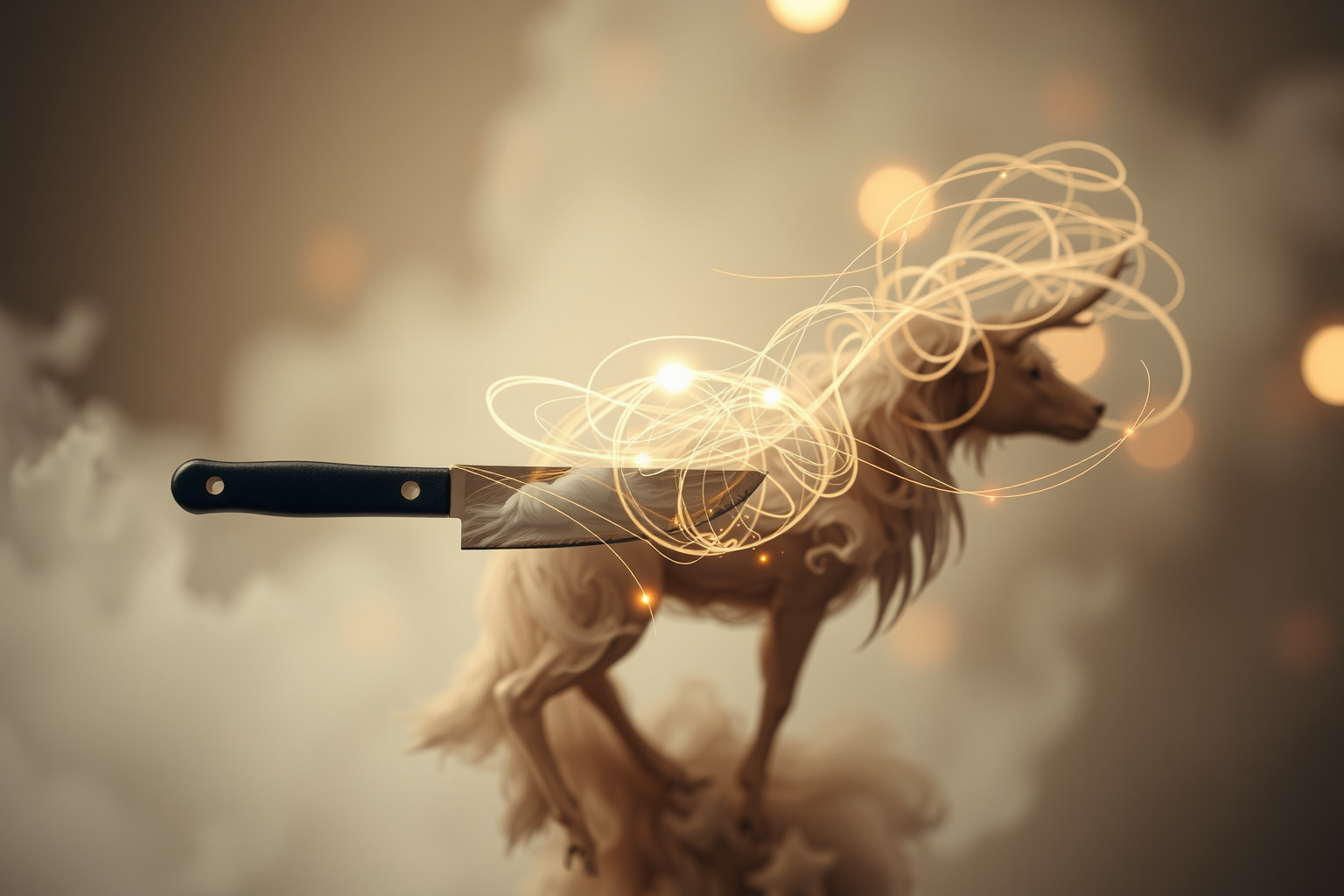 Sognare di accoltellare un animale riflette conflitti interiori nascosti.