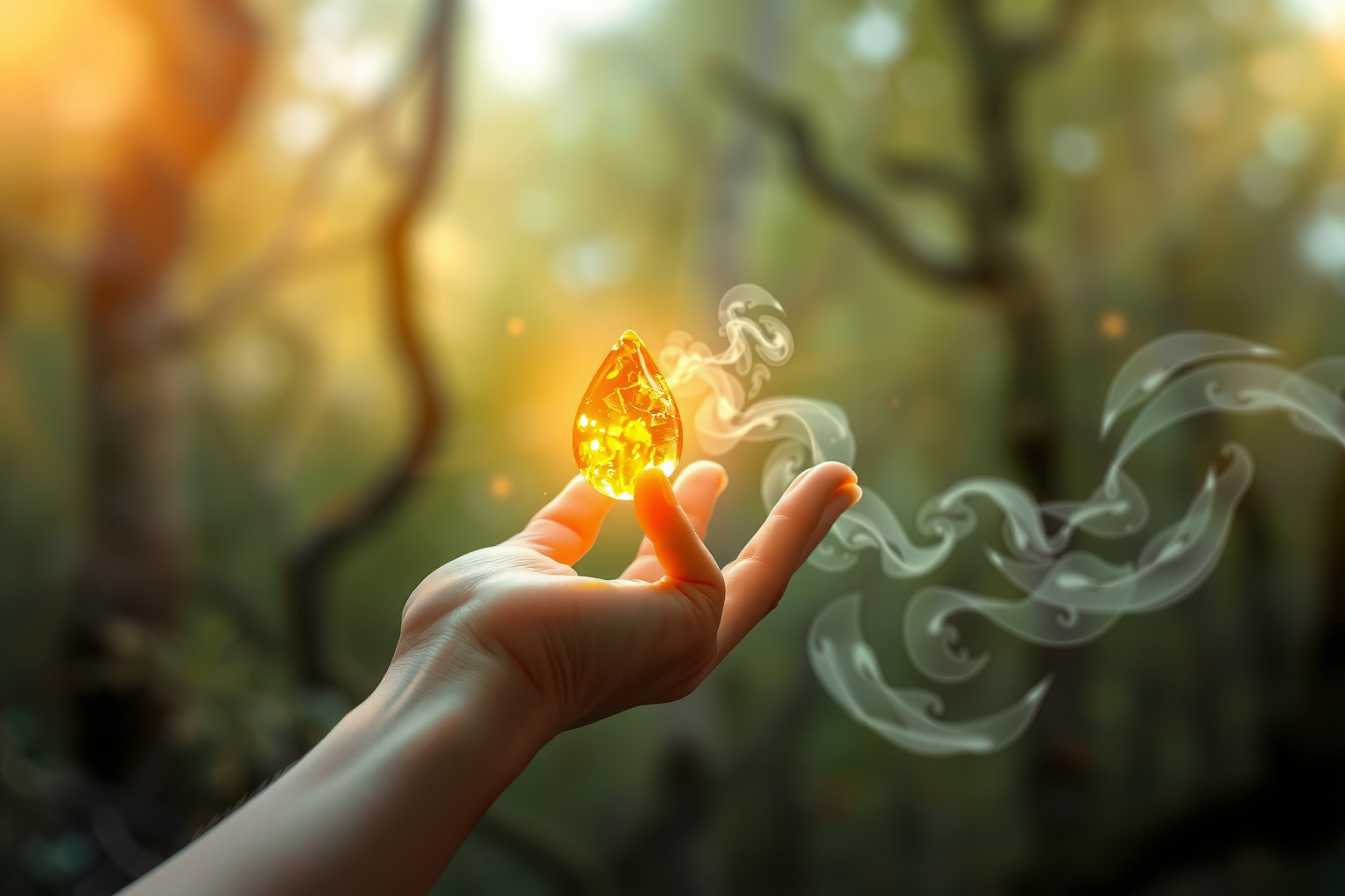 Sognare resina d'albero simboleggia guarigione e trasformazione interiore.