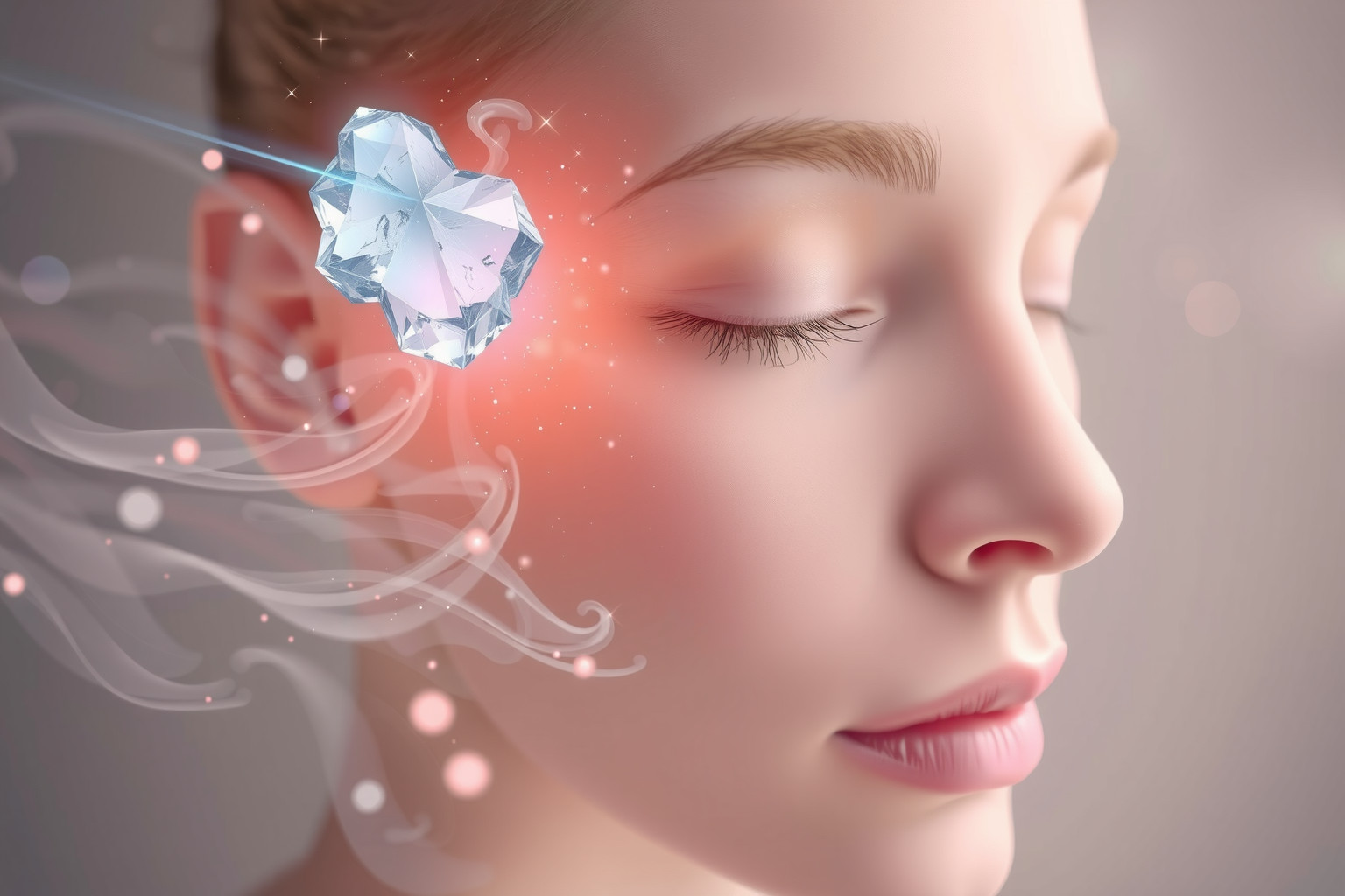 Sognare impacco ghiaccio occhio simboleggia guarigione da ferite emotive.