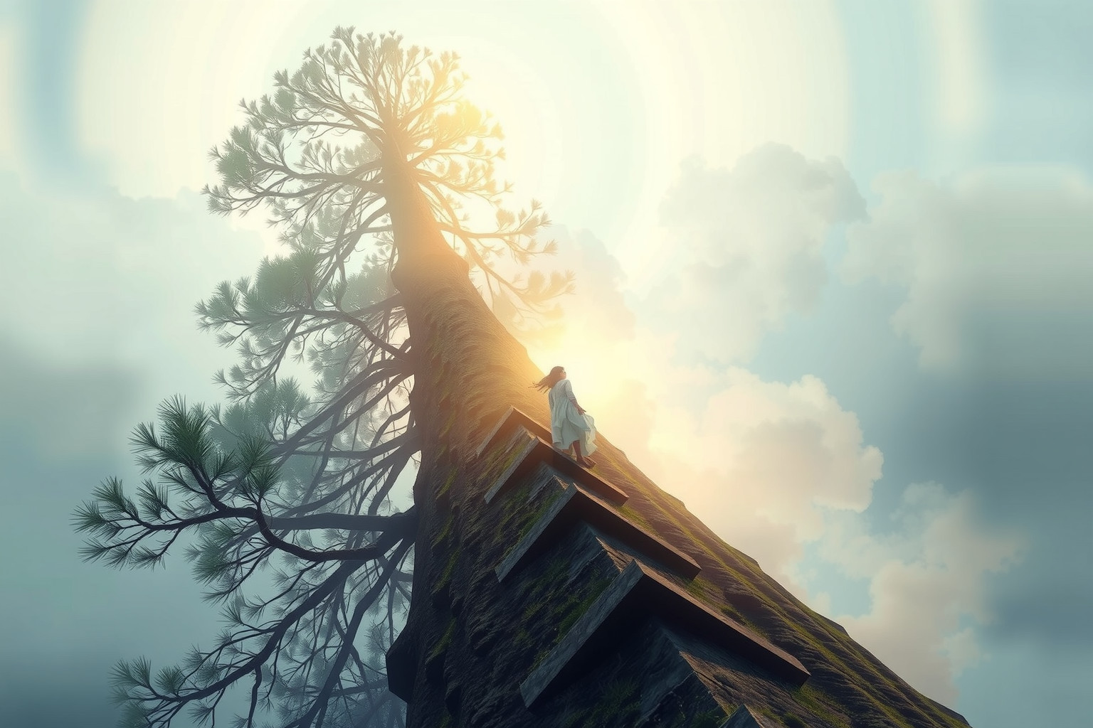 Sognare di arrampicarsi su un pino cembro simboleggia crescita spirituale.