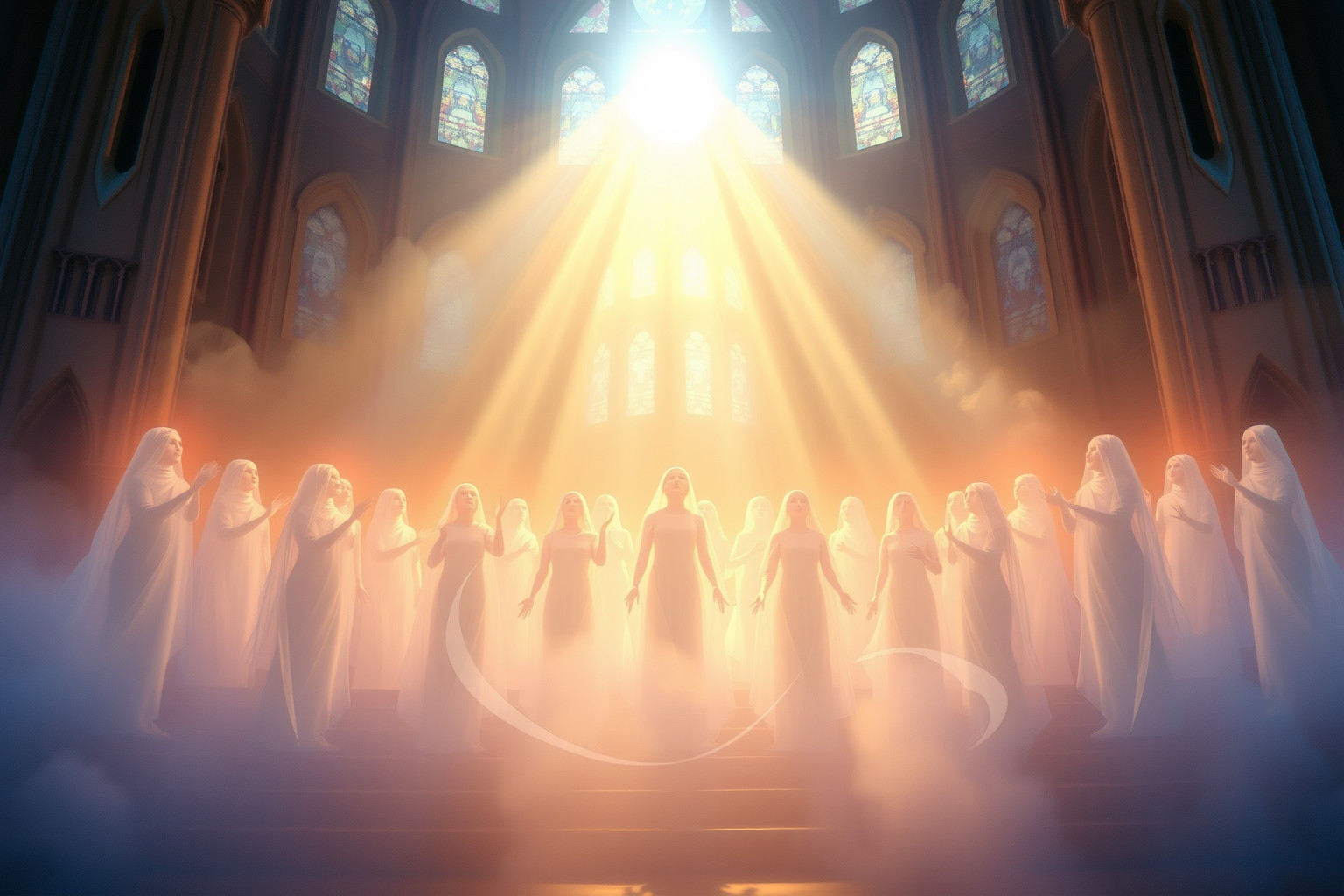 Sognare un coro ecclesiastico simboleggia armonia spirituale e pace interiore.