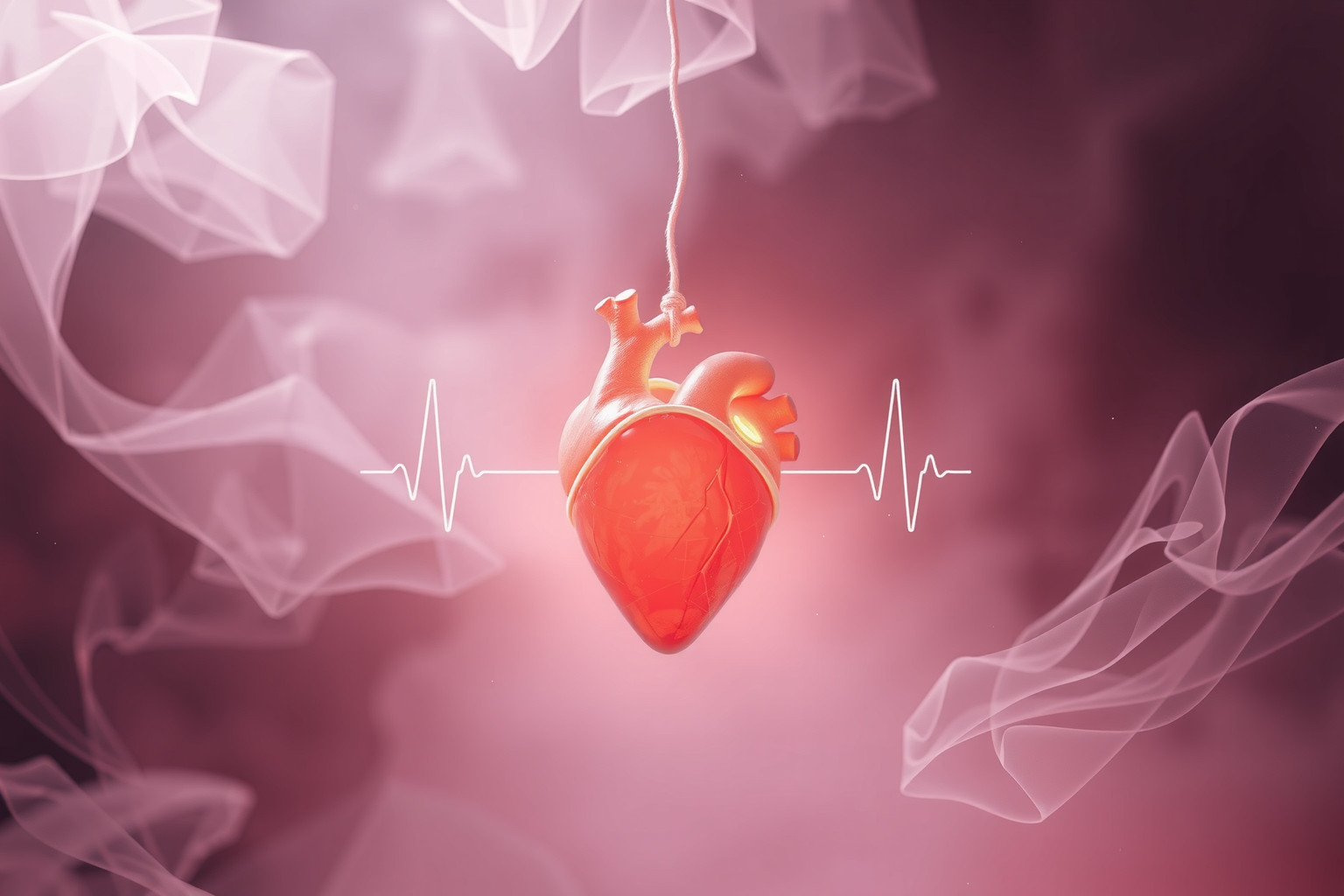 Sognare malattia cardiaca riflette ansie profonde sul proprio benessere.