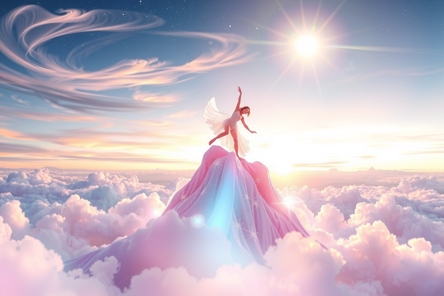 Sognare di ballare in alto simboleggia trionfo e felicità interiore.