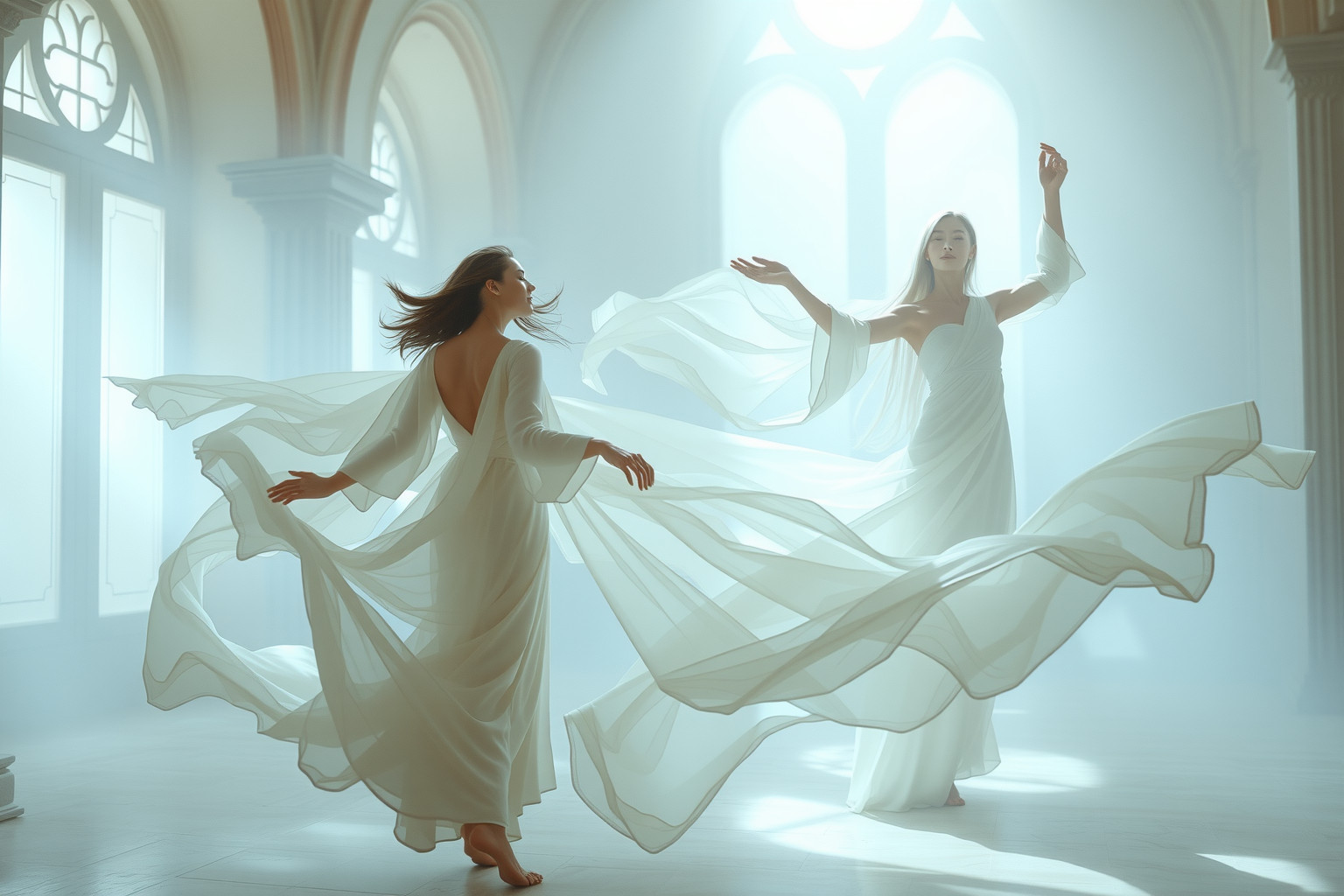 Sognare di ballare in un monastero riflette desiderio di libertà interiore.