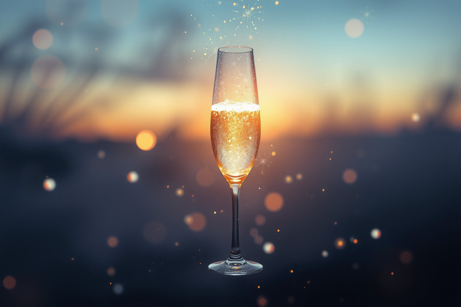 Sognare champagne a San Silvestro indica gioia e nuovi inizi.
