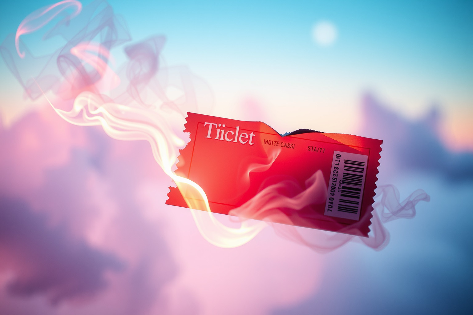 Sognare di bruciare un biglietto indica perdita di opportunità importanti.