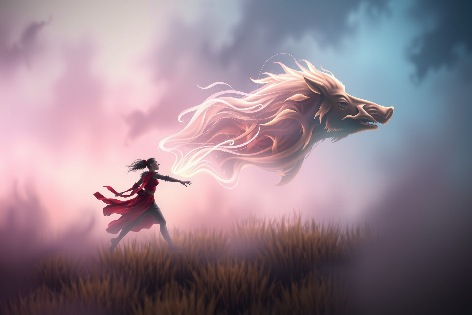 Sognare di cacciare un cinghiale simboleggia lotta e determinazione.