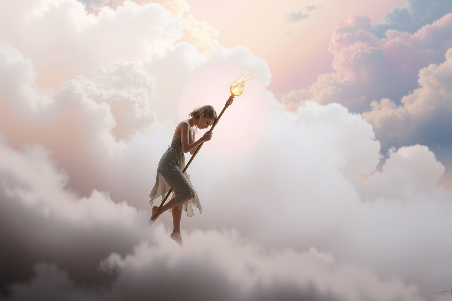 Sognare di cadere col bastone indica insicurezza e cambiamenti imminenti.