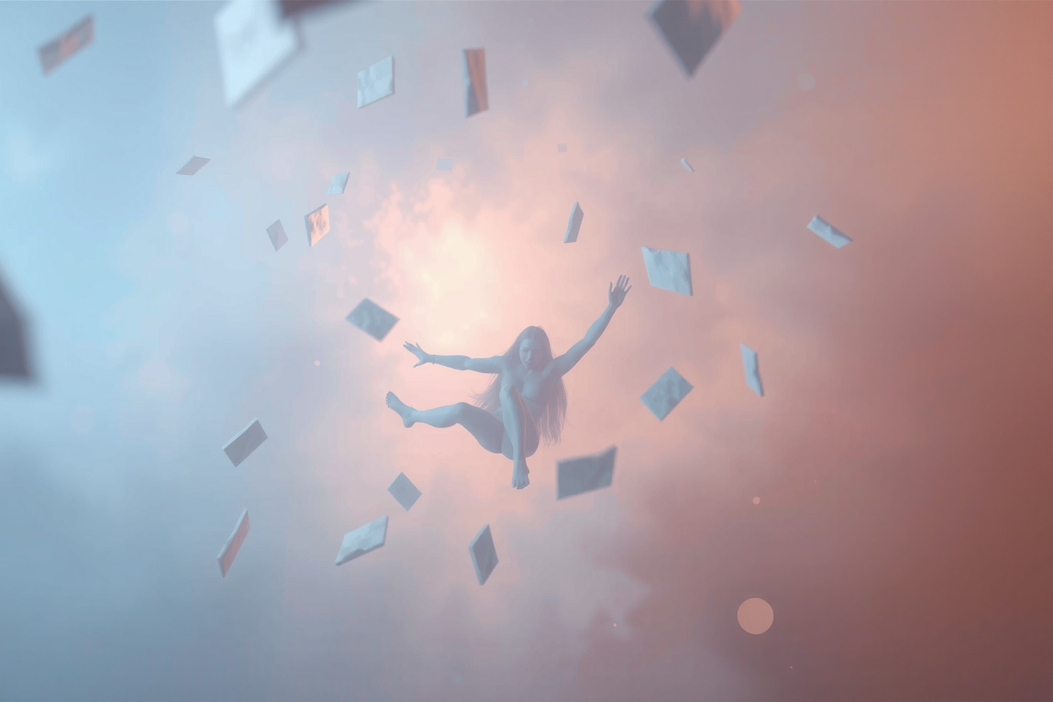 Sognare di cadere avanti indica ansia e senso di insicurezza.