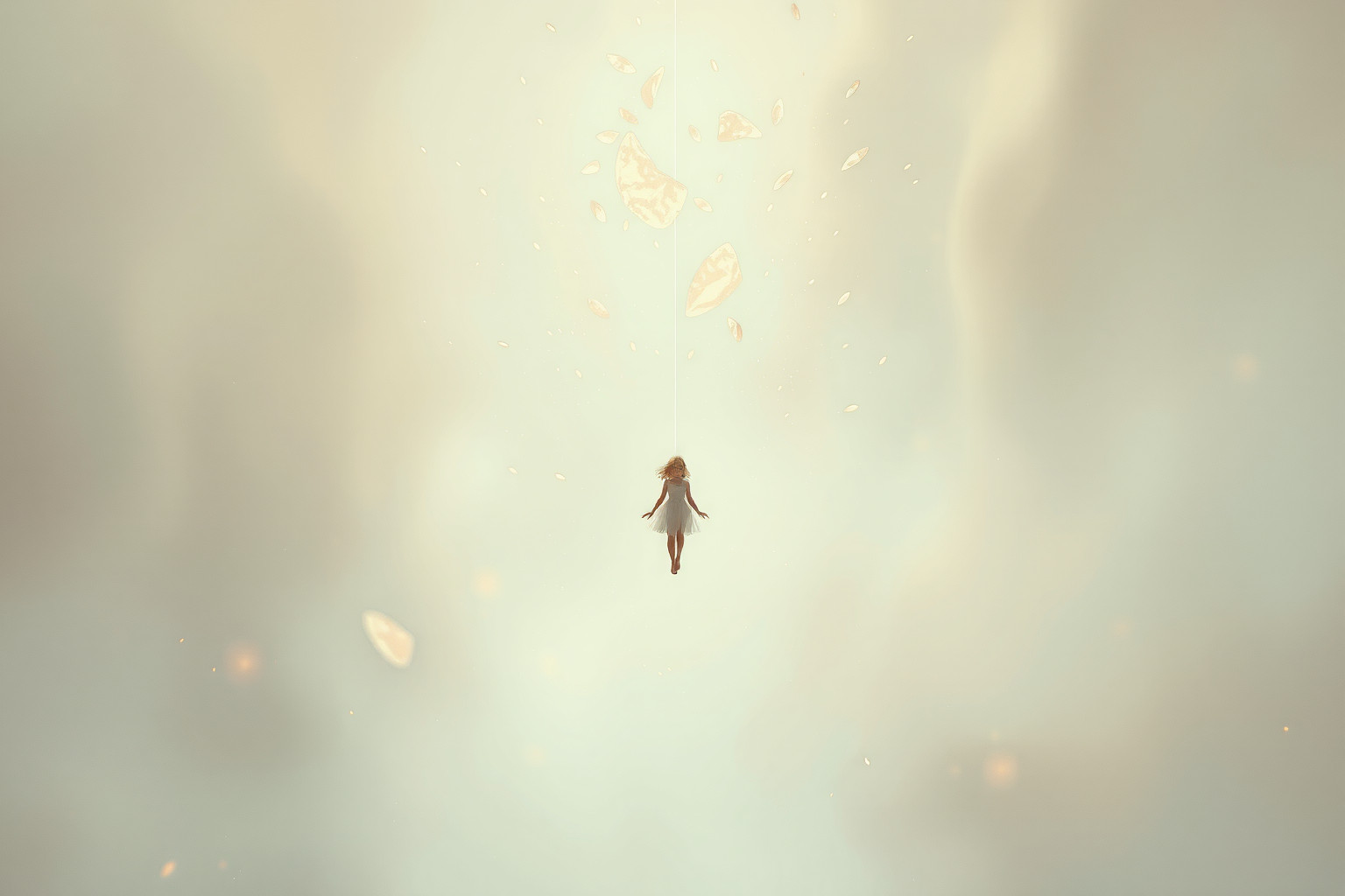 Sognare di cadere nel vuoto simboleggia paura e insicurezza interiori.