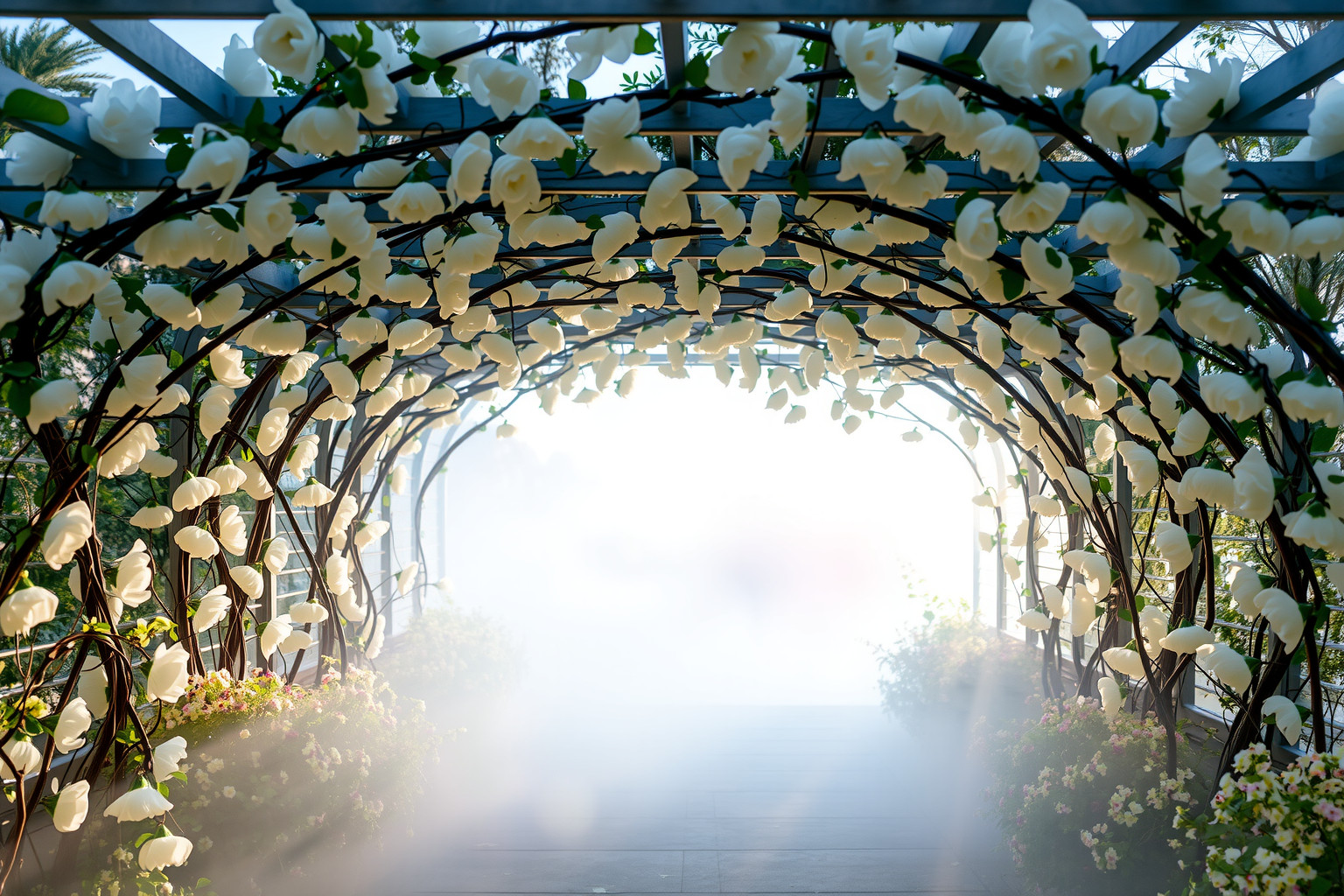 Sognare una pergola di gelsomino simboleggia pace e rinascita interiore.