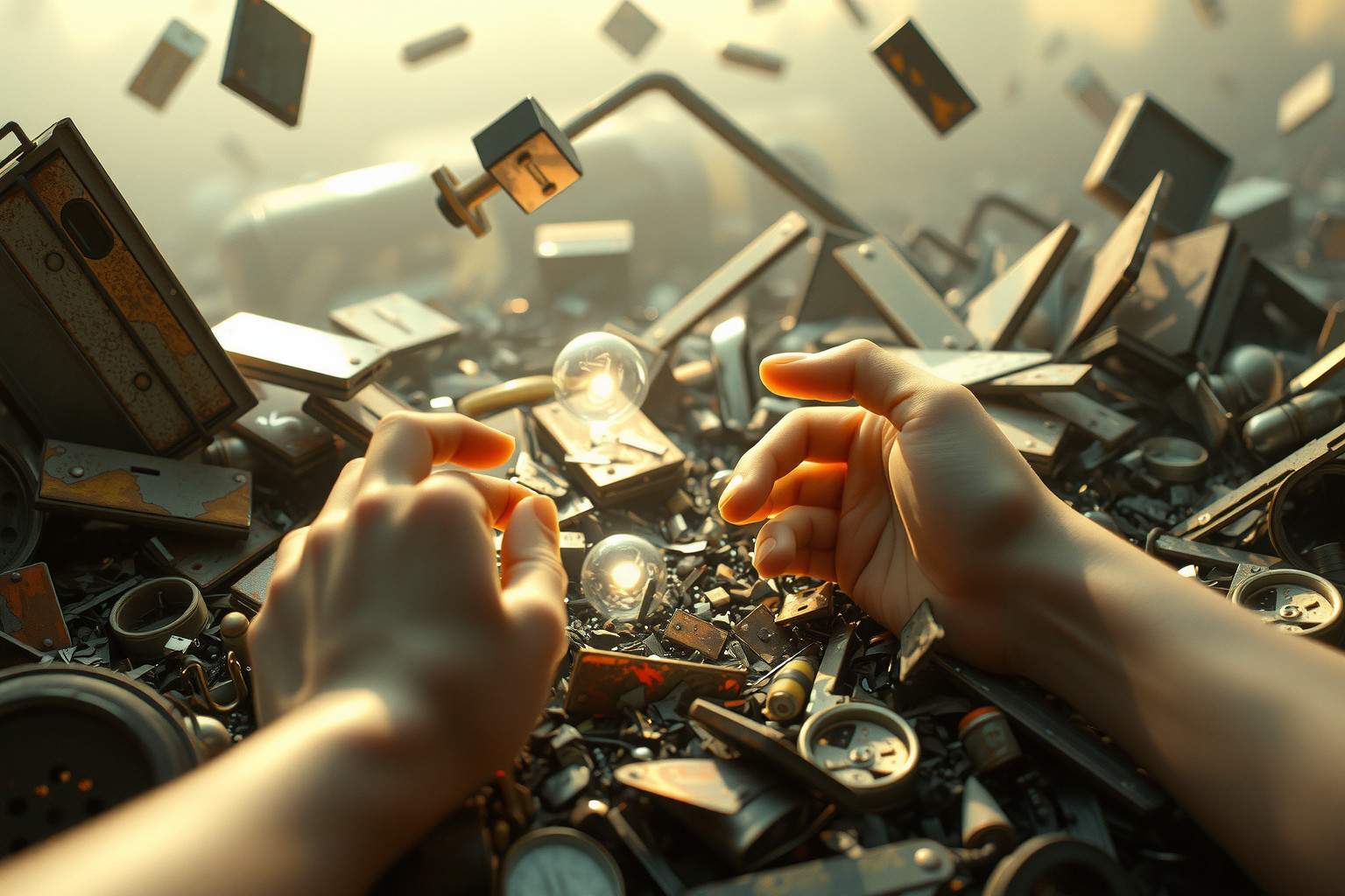 Sognare discarica rottami simboleggia scoprire opportunità tra difficoltà.