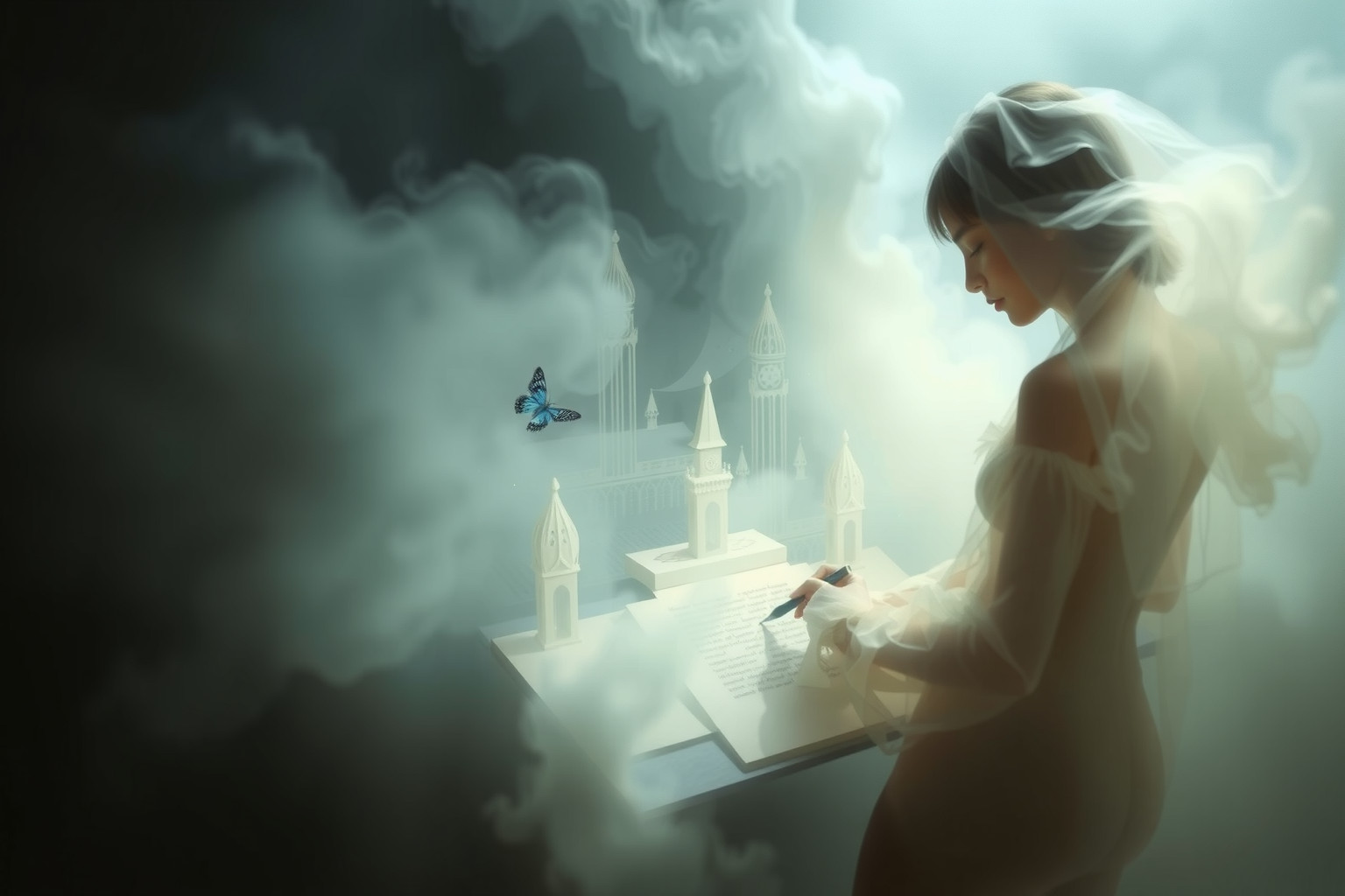 Sognare di copiare una bozza rivela conflitti interiori di originalità.