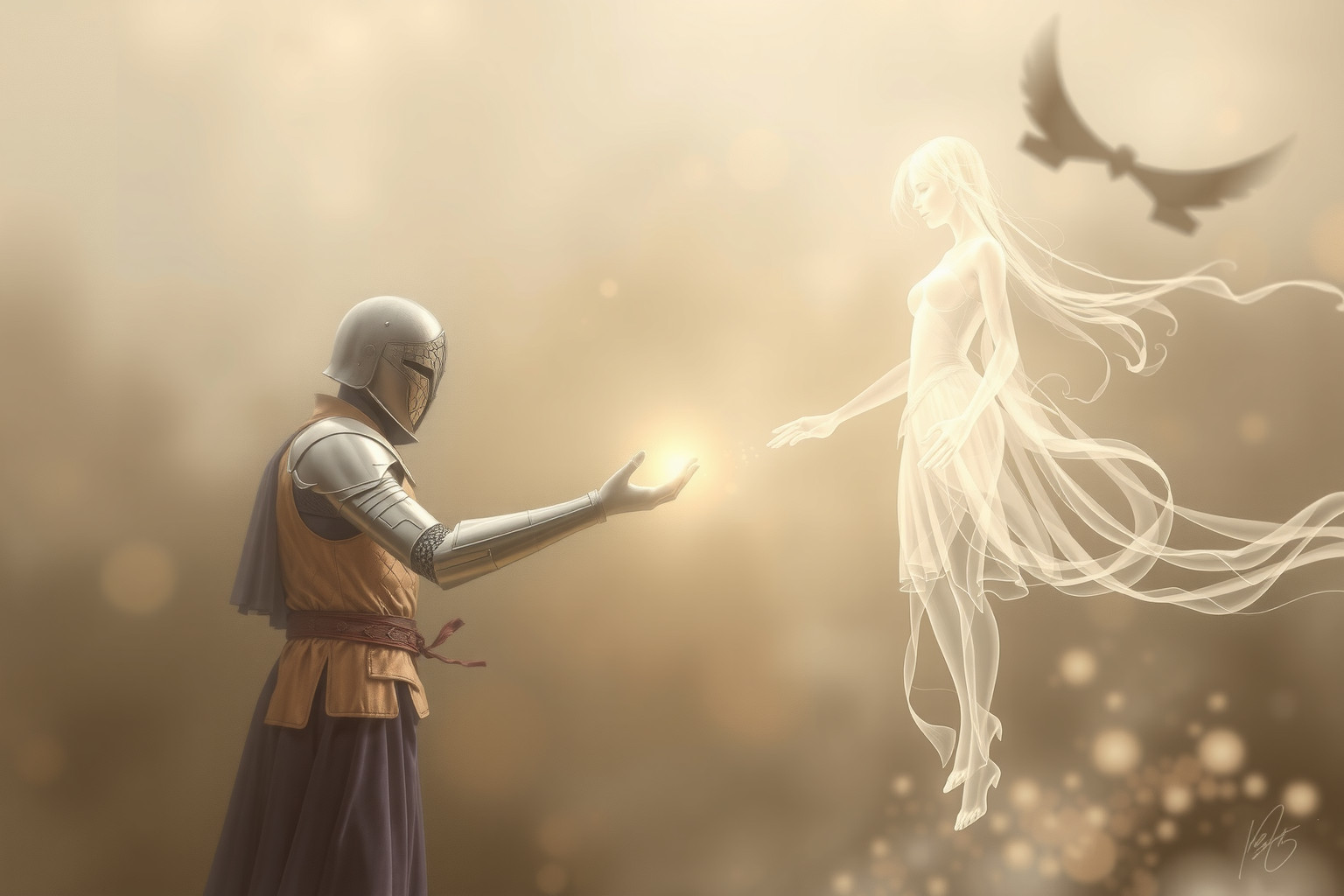 Sognare di corteggiare una dama simboleggia desiderio di amore e rispetto.