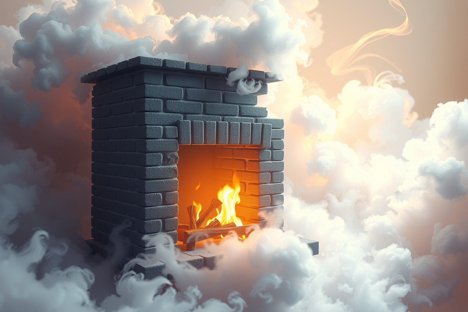 Sognare un caminetto di mattoni simboleggia calore e stabilità domestica.