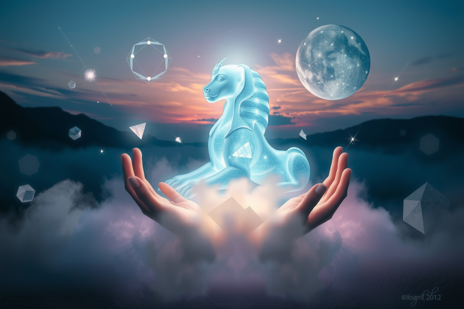 Sognare di costruire una sfinge simboleggia mistero e creatività nascosta.