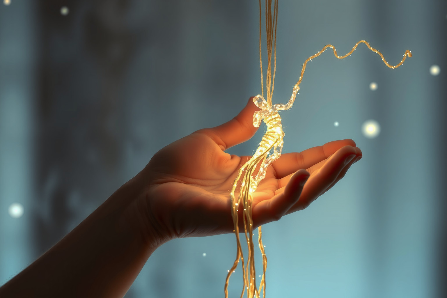 Sognare corde simboleggia creatività intrecciata a abilità pratiche.