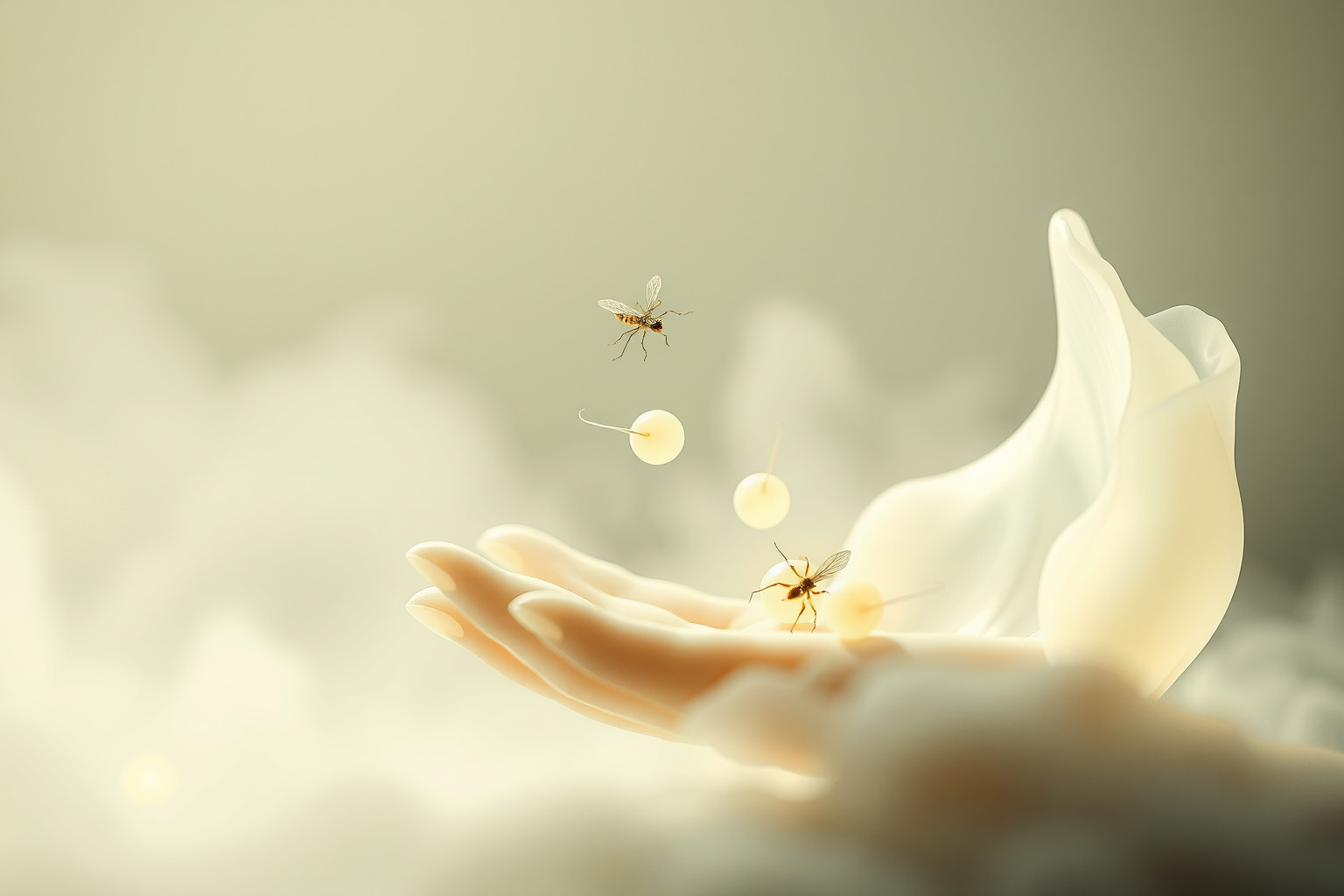 Sognare uova di insetto simboleggia nuove idee creative in crescita.