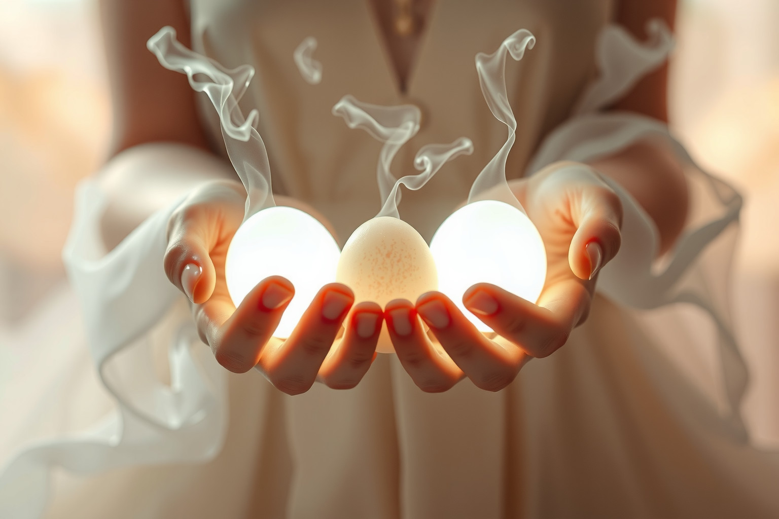 Sognare di deporre uova simboleggia nuova creatività e fertilità.