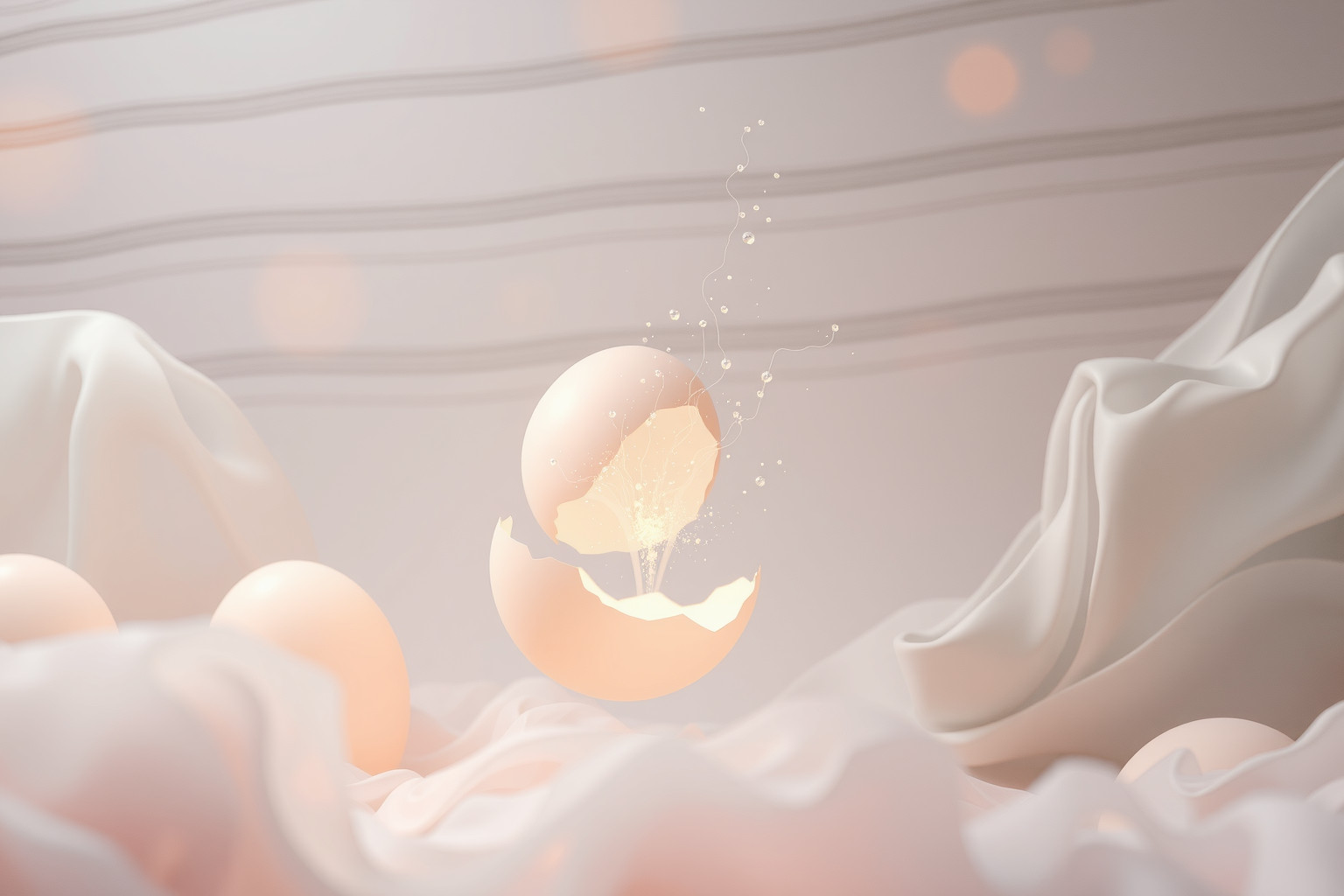 Sognare uova rotte deposte indica fraintendimenti e vulnerabilità emotive.