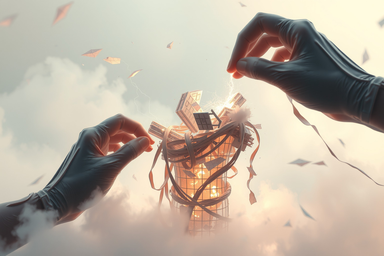 Sognare bulloni spezzati indica ansia per controlli persi.