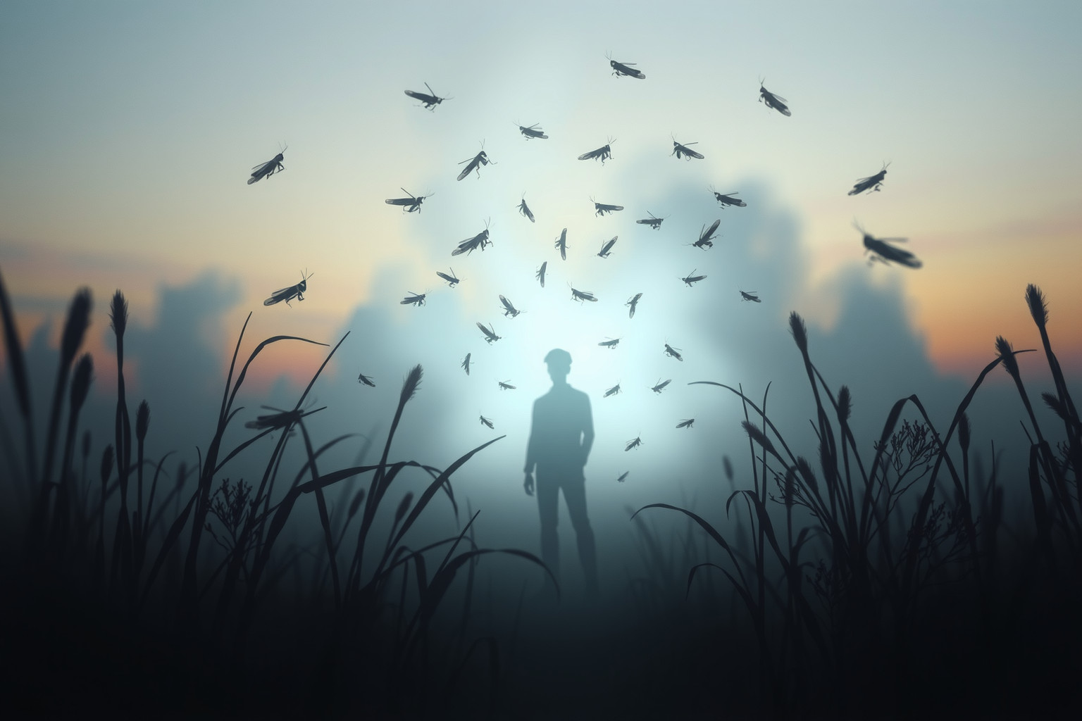 Sognare cavallette simboleggia inquietudine e cambiamenti imminenti.