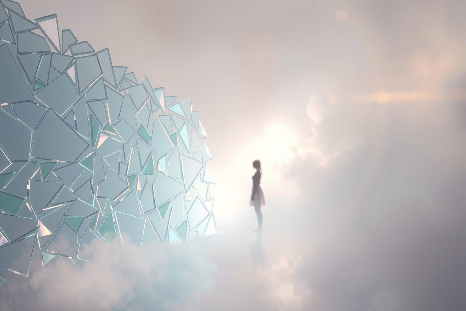 Sognare muri di schegge indica barriere emotive dolorose e insicurezze.