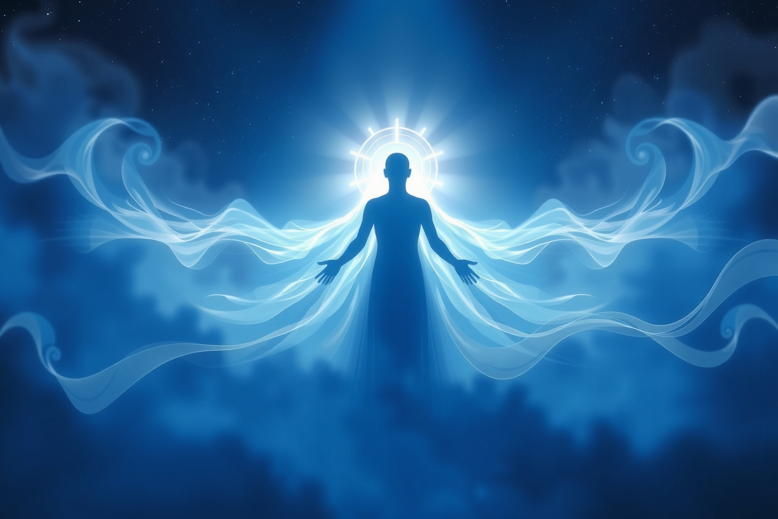 La luce indaco nei sogni simboleggia guarigione e protezione divina.