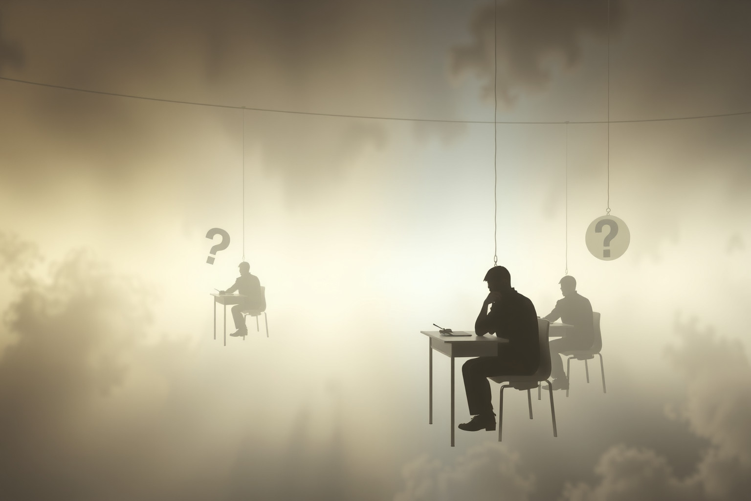 Sognare interrogazioni riflette ansia da prestazione e valutazione personale.