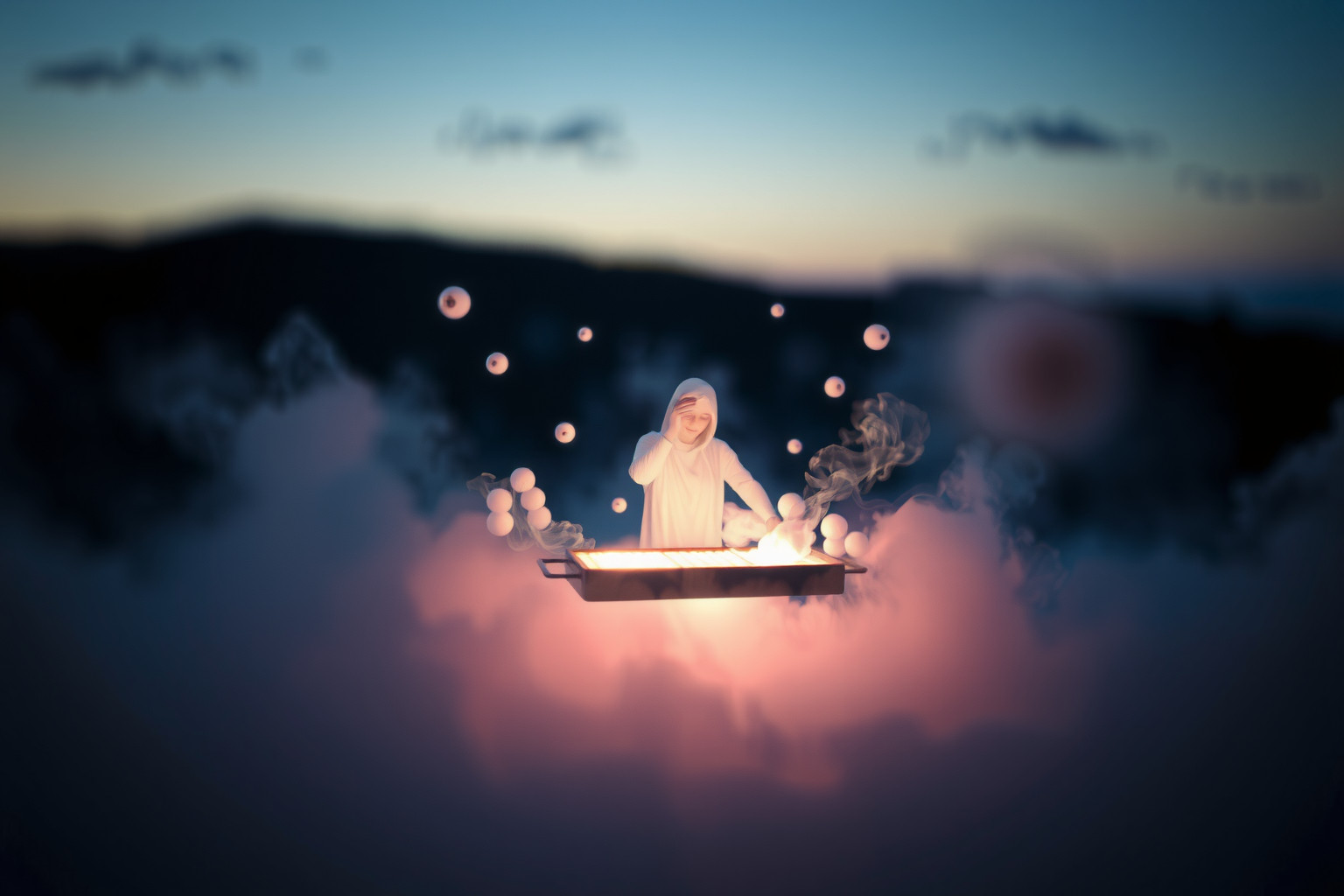 Sognare di essere osservati mentre si griglia riflette ansia sociale nascosta.