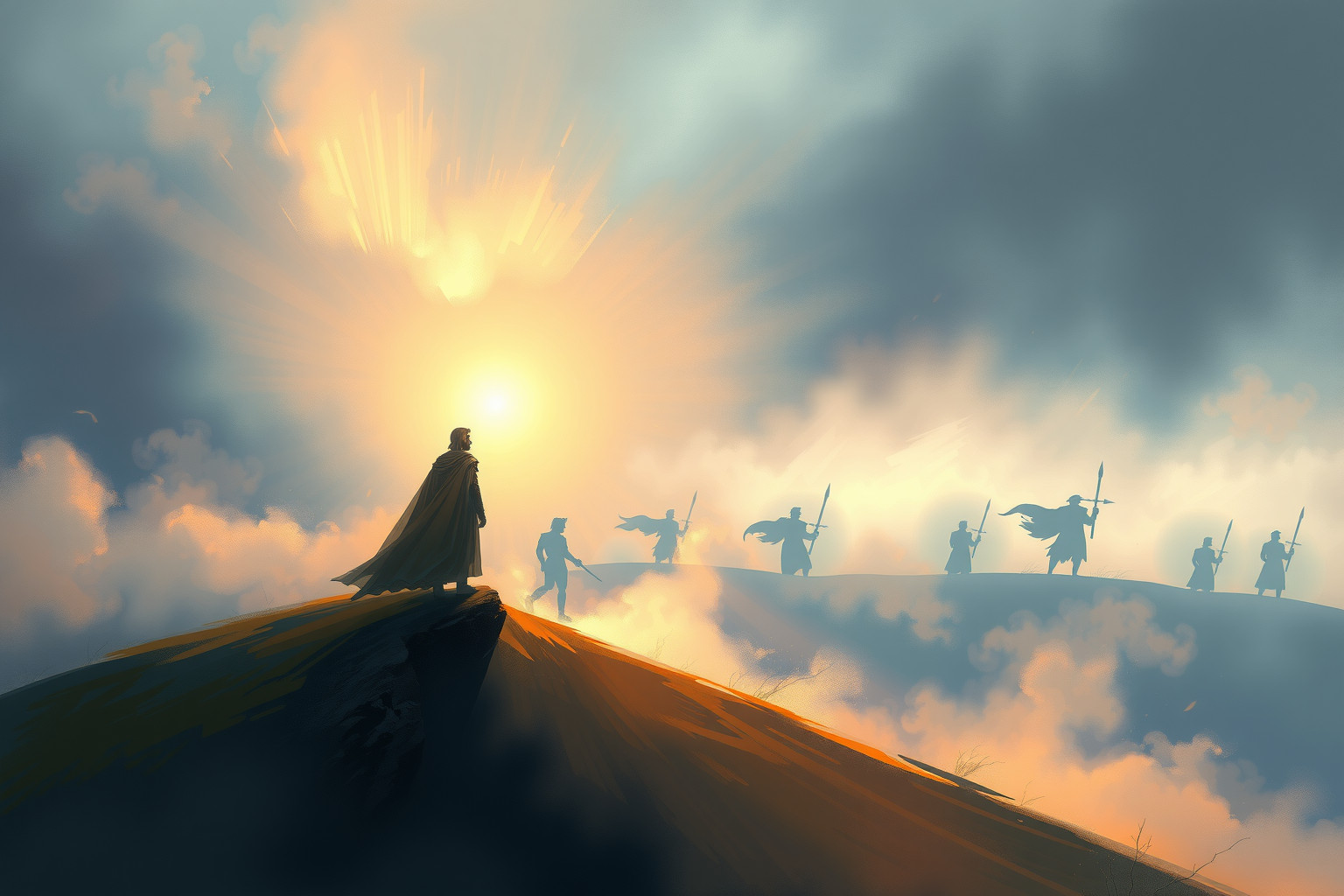 Sognare leadership in guerra riflette coraggio e sfide interiori.