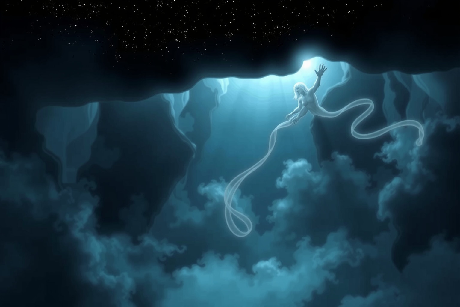 Sognare bungee jumping al buio rappresenta paura dell’ignoto imminente.