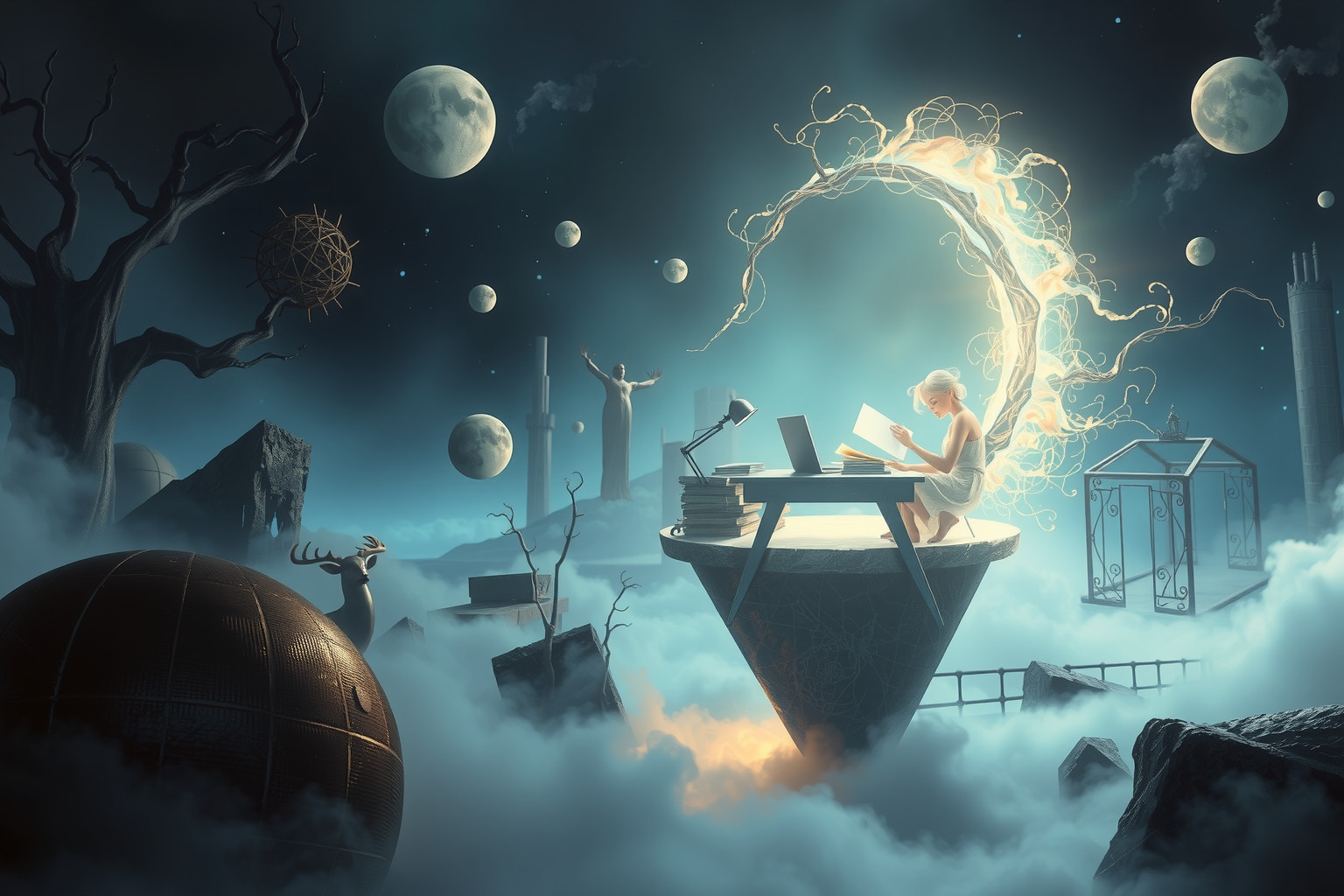 Sognare compiti in luoghi strani riflette insicurezza e sfide interiori.