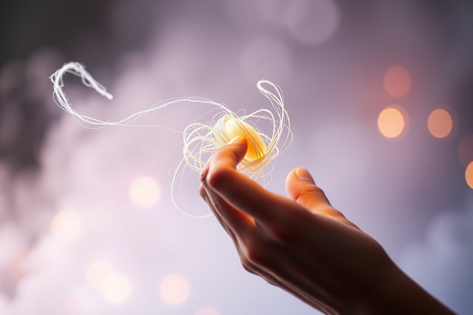 Sognare di filare lana simboleggia creatività e pazienza interiore.