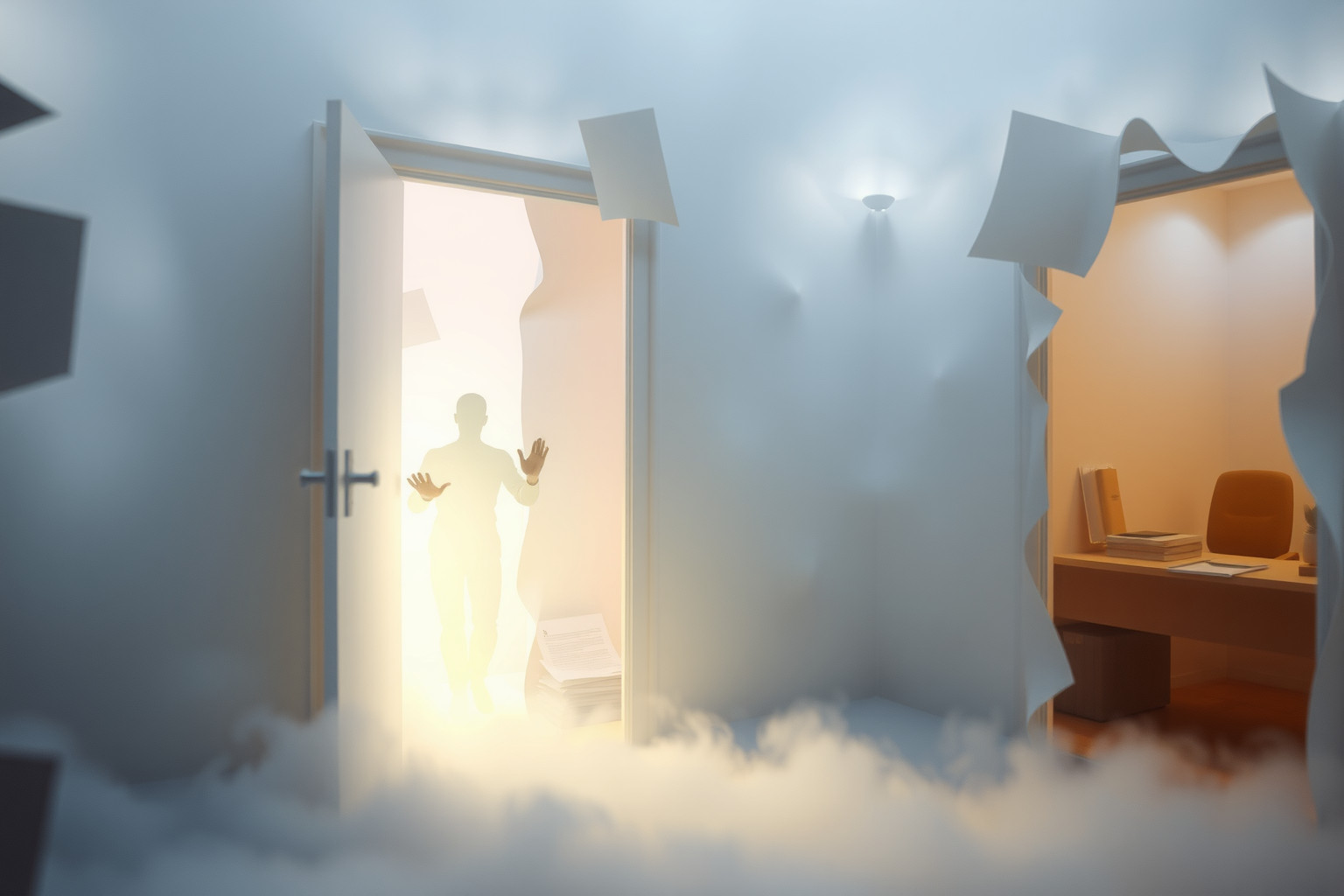 Sognare fuga dall'Ufficio Civile riflette stress e voglia di libertà.