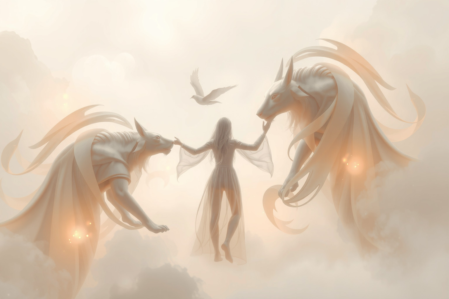 Sognare di governare animali simboleggia controllo degli istinti interiori.