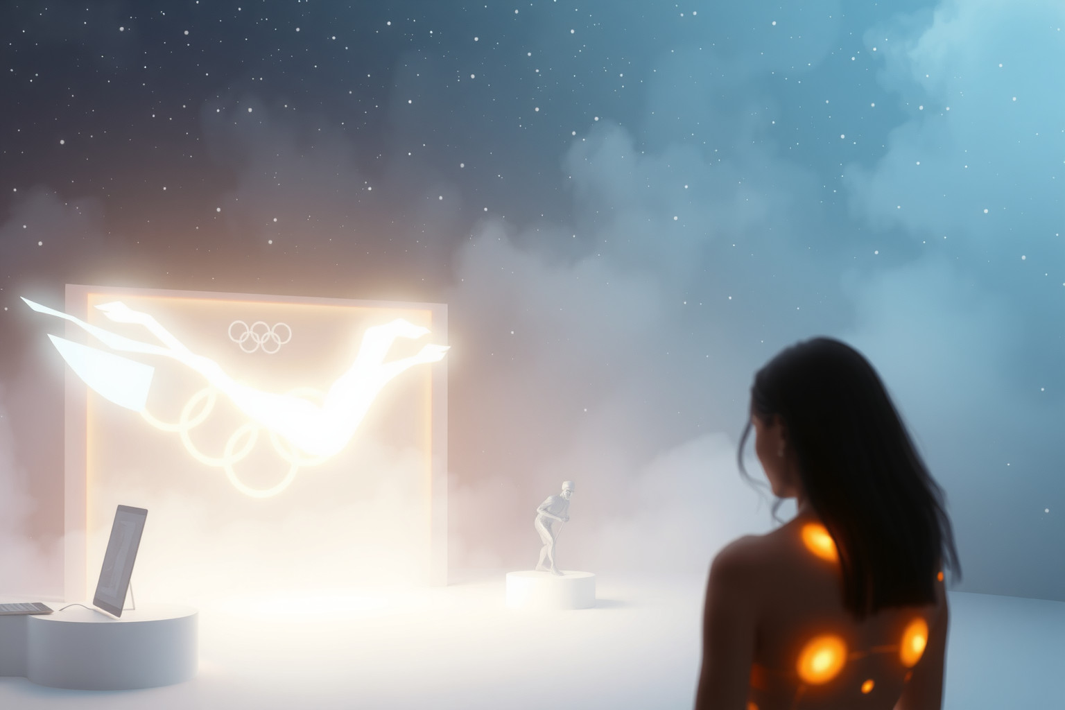 Sognare le Olimpiadi in TV simboleggia successo e competitività personale.