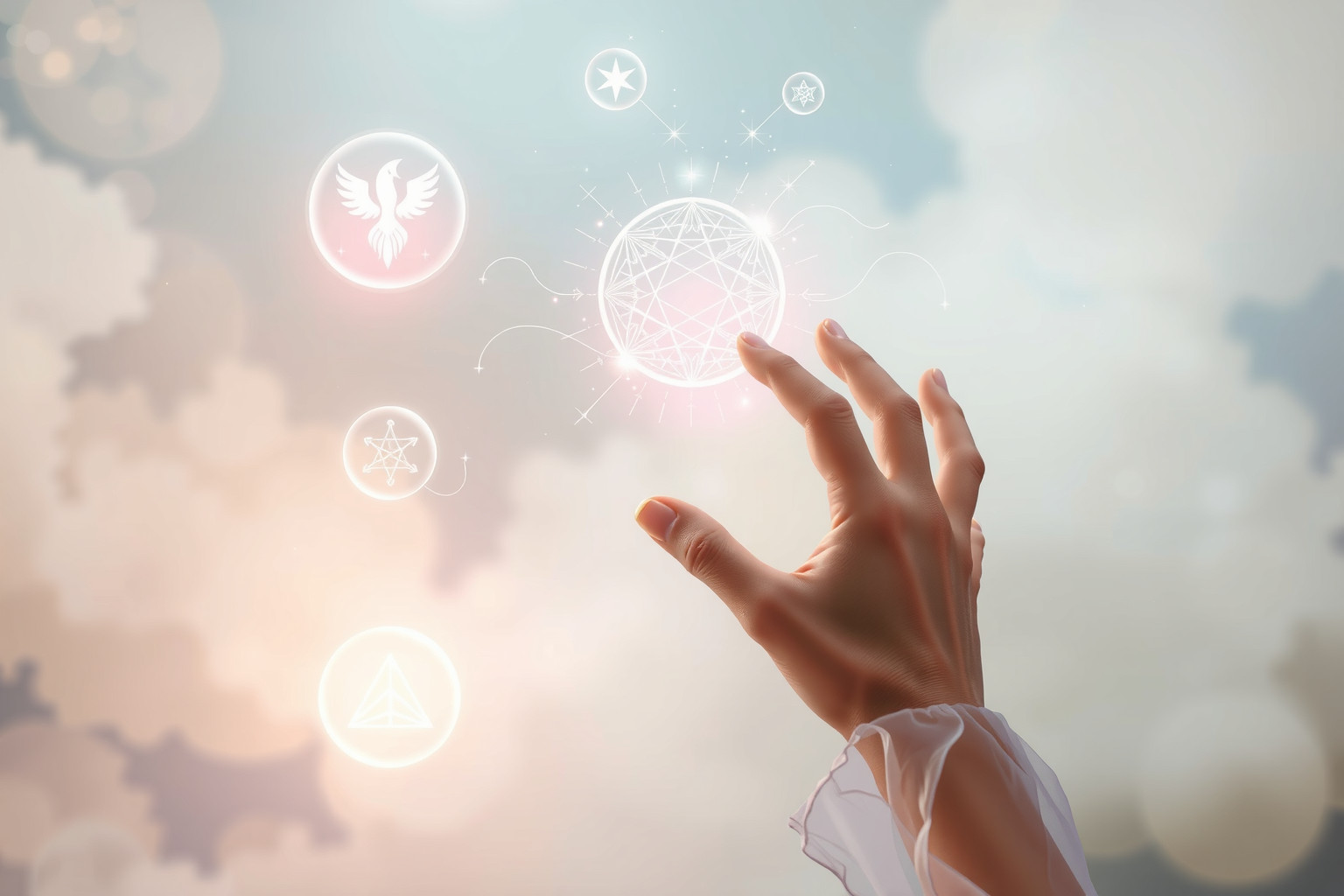 Sognare la magia simboleggia potere interiore e trasformazione personale.